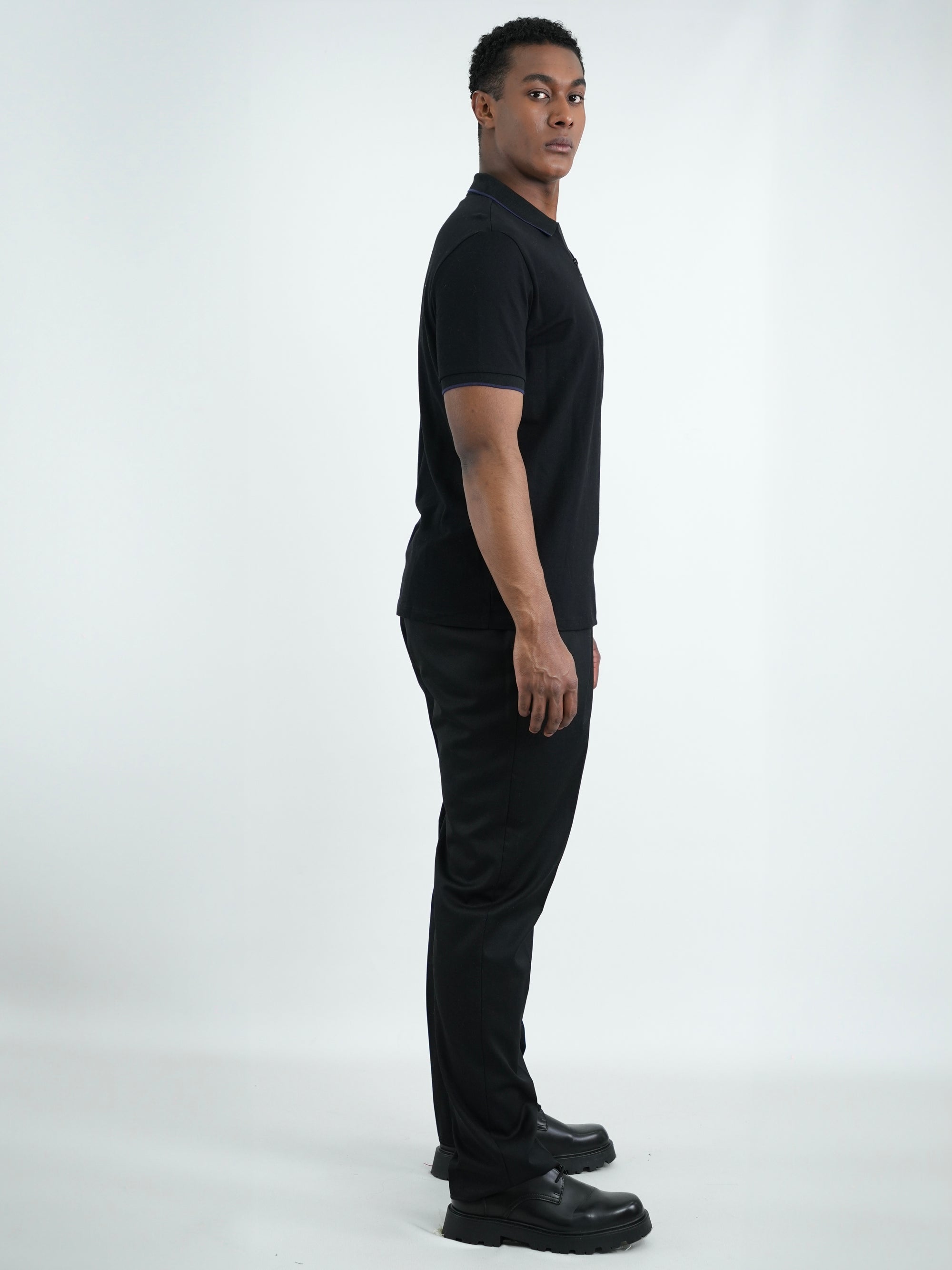 CAMISA HOMBRE CAP003 NEGRO