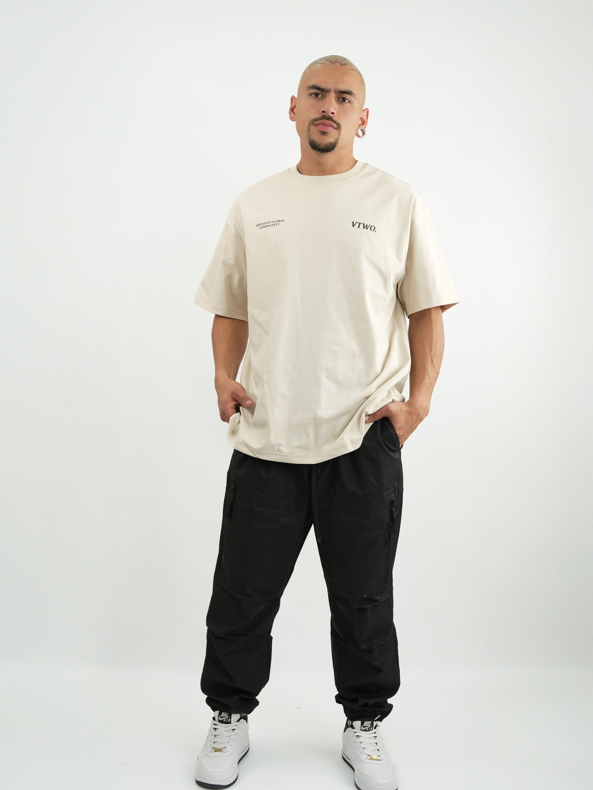 CAMISETA HOMBRE FCA015 KHAKI