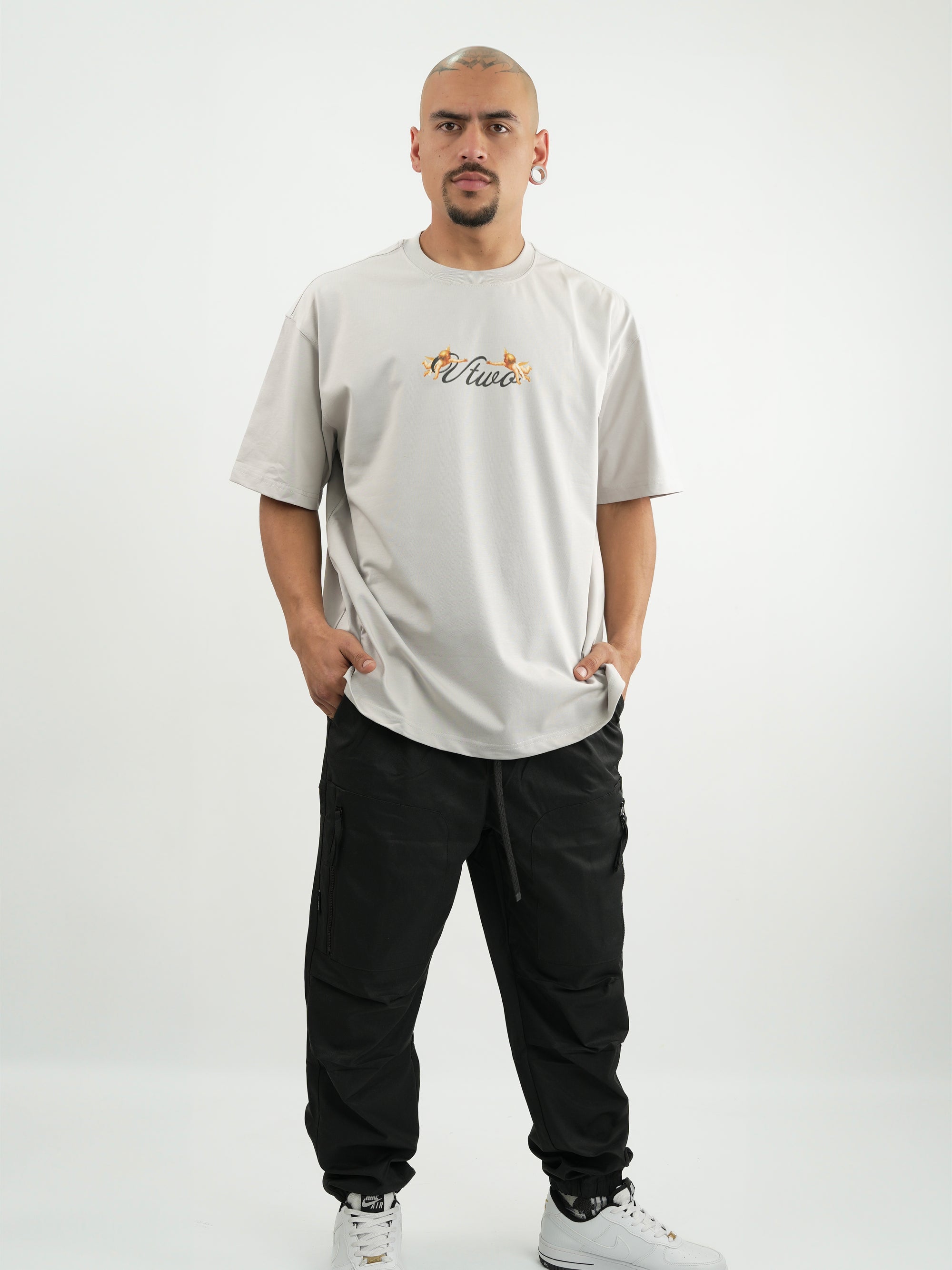 CAMISETA HOMBRE FCA013 GRIS