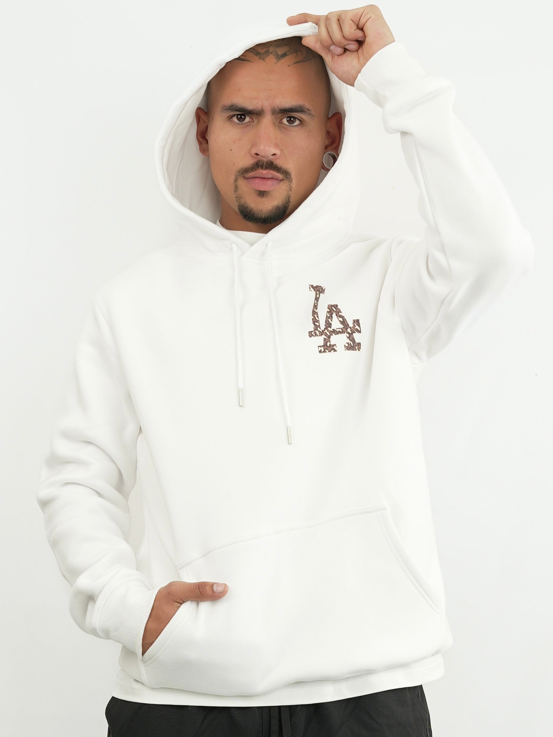 HODDIE HOMBRE FSA040 BLANCO