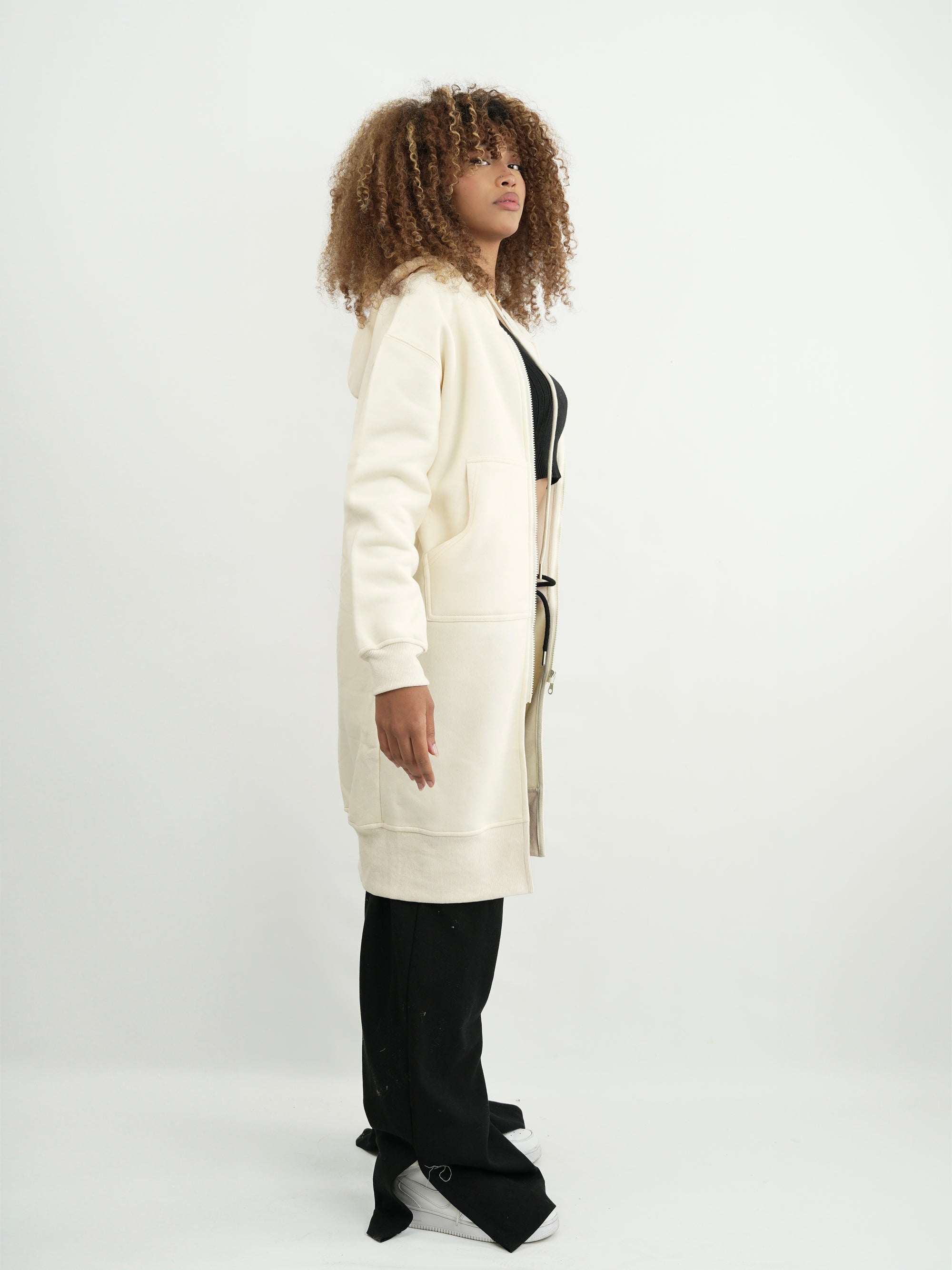 CHAQUETA MUJER FMSA039 BEIGE