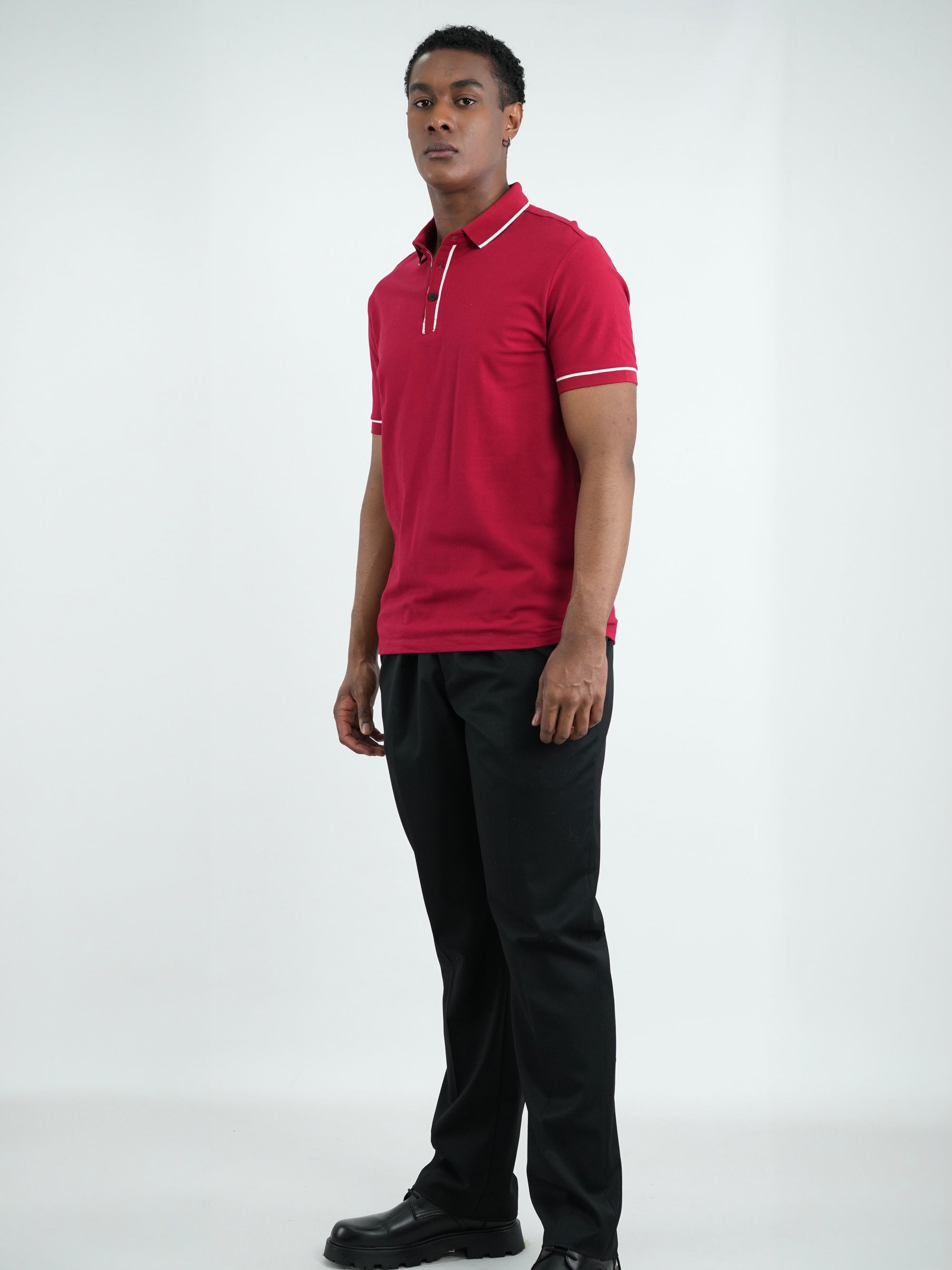 CAMISA HOMBRE CAP001 ROJO