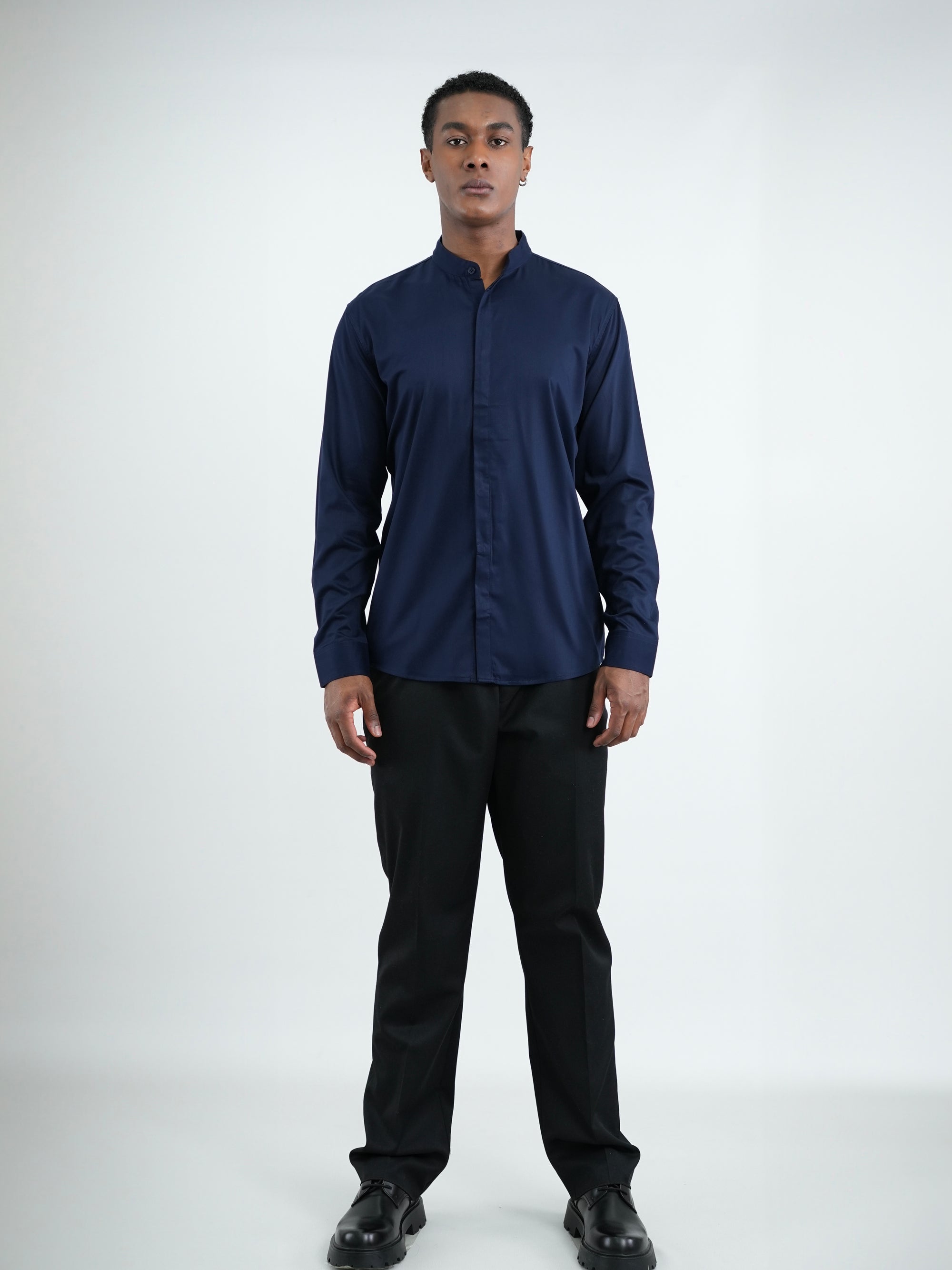 CAMISA HOMBRE FVR005 AZUL.O