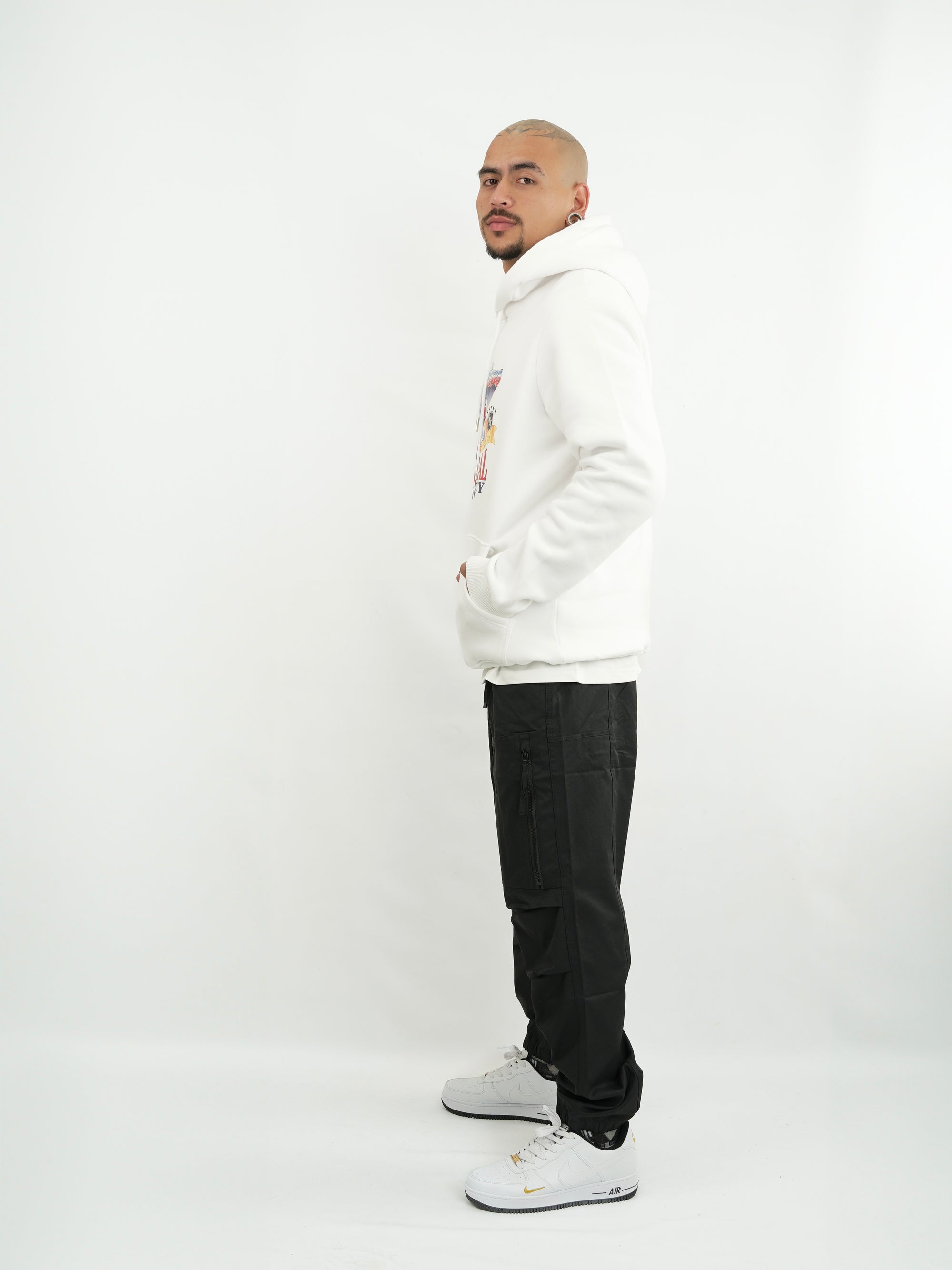 HODDIE HOMBRE FSA043 BLANCO