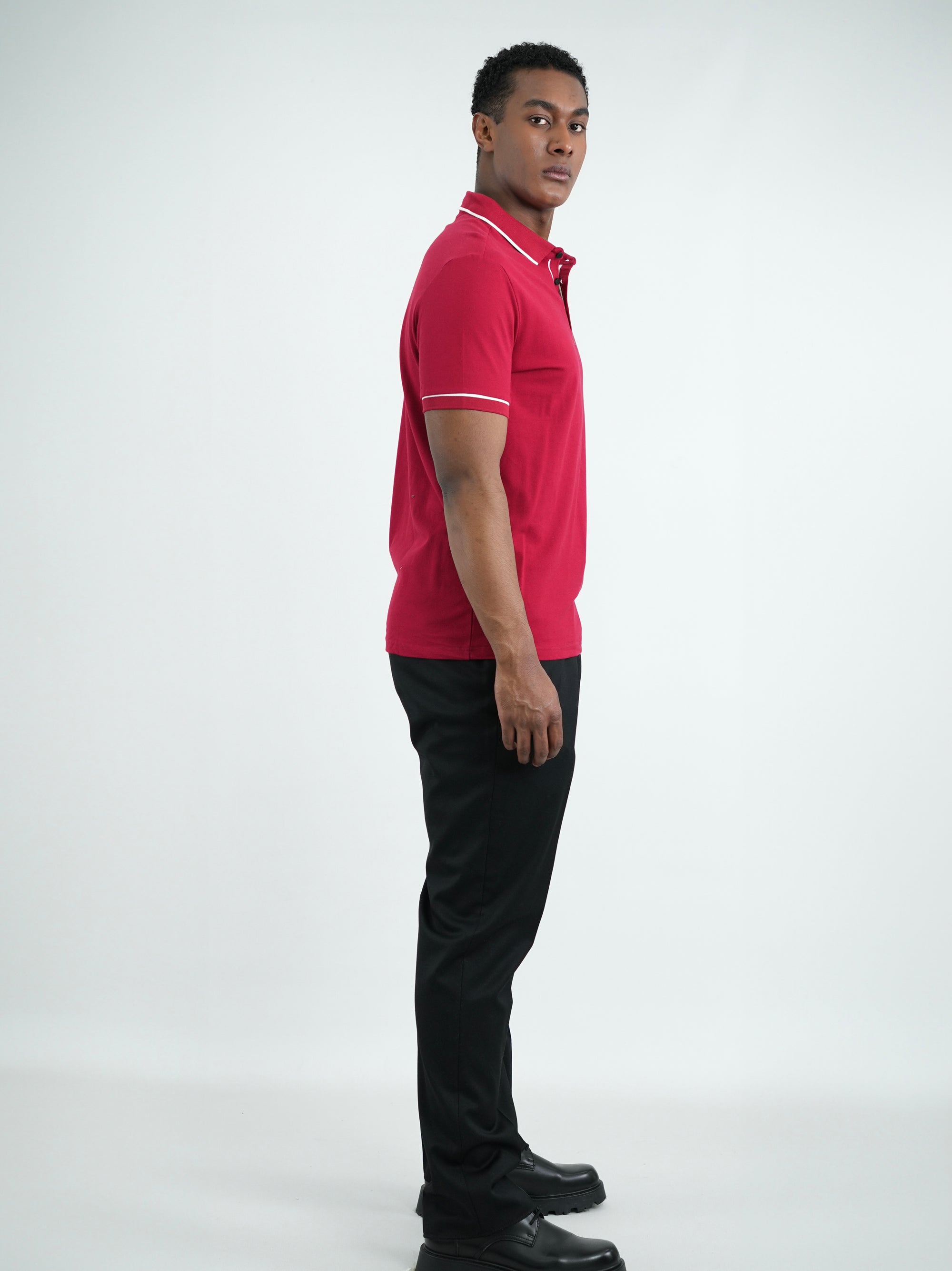 CAMISA HOMBRE CAP001 ROJO