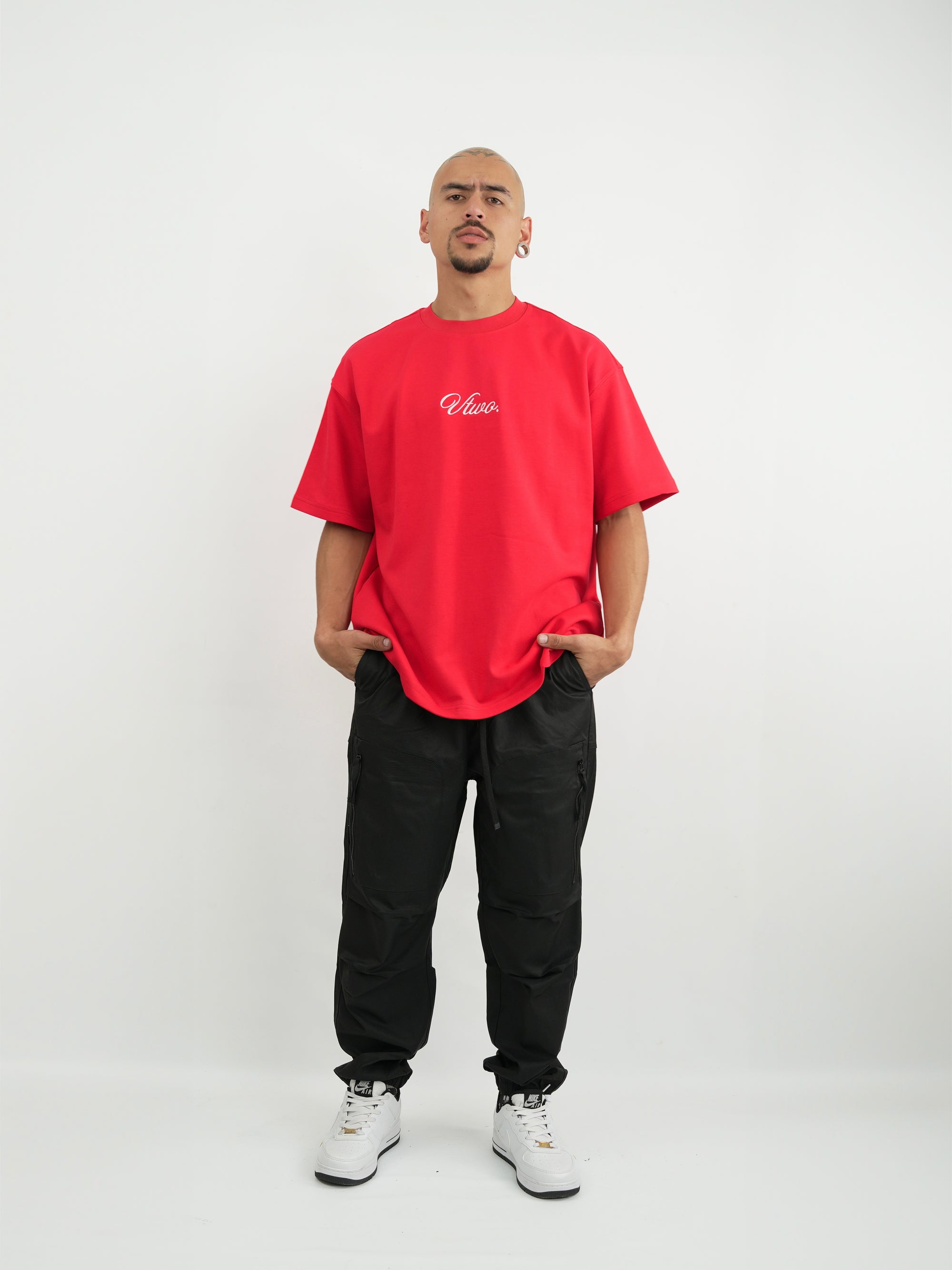 CAMISETA HOMBRE FCA003 ROJO