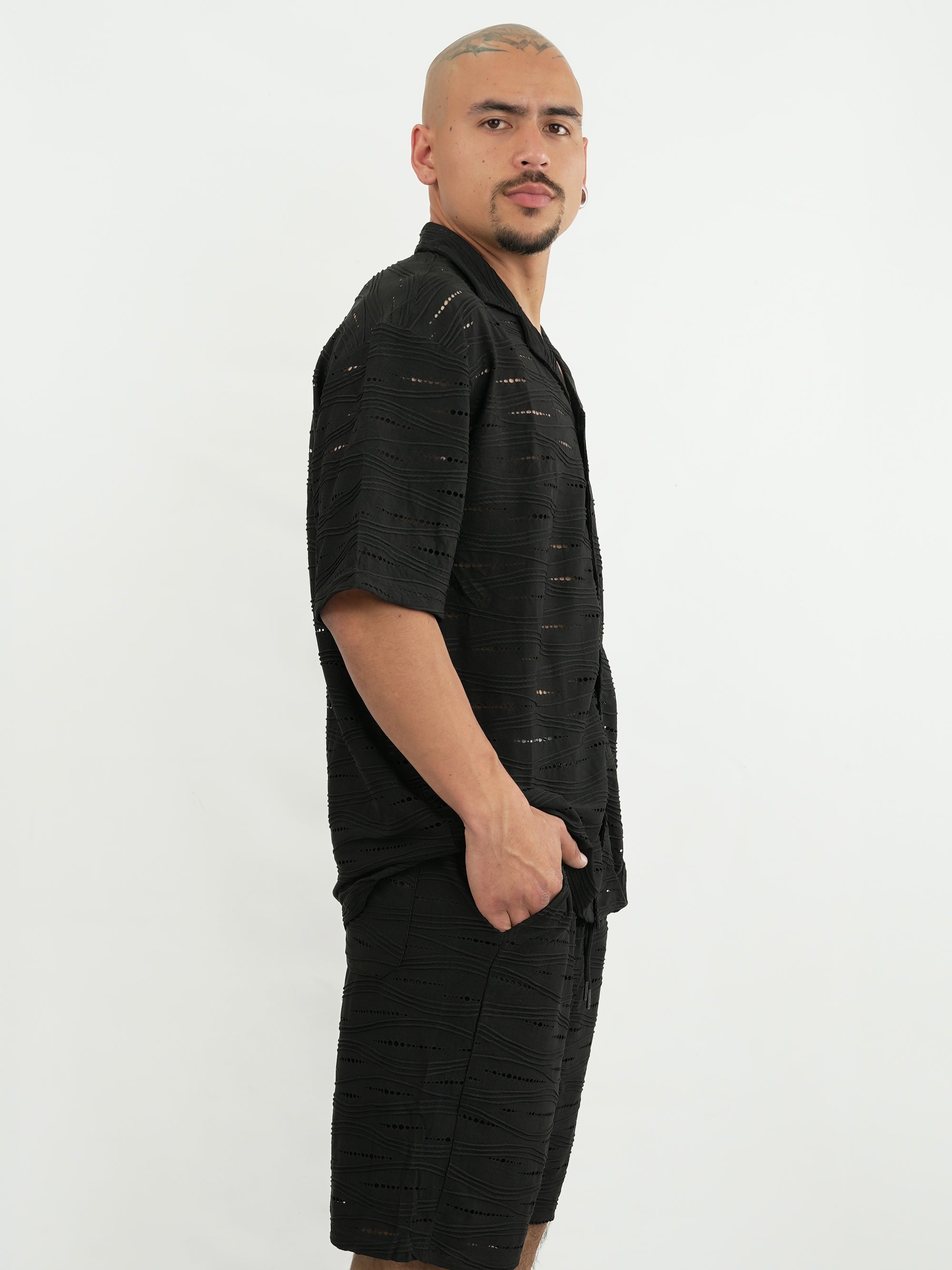 CONJUNTO HOMBRE CHST001 NEGRO