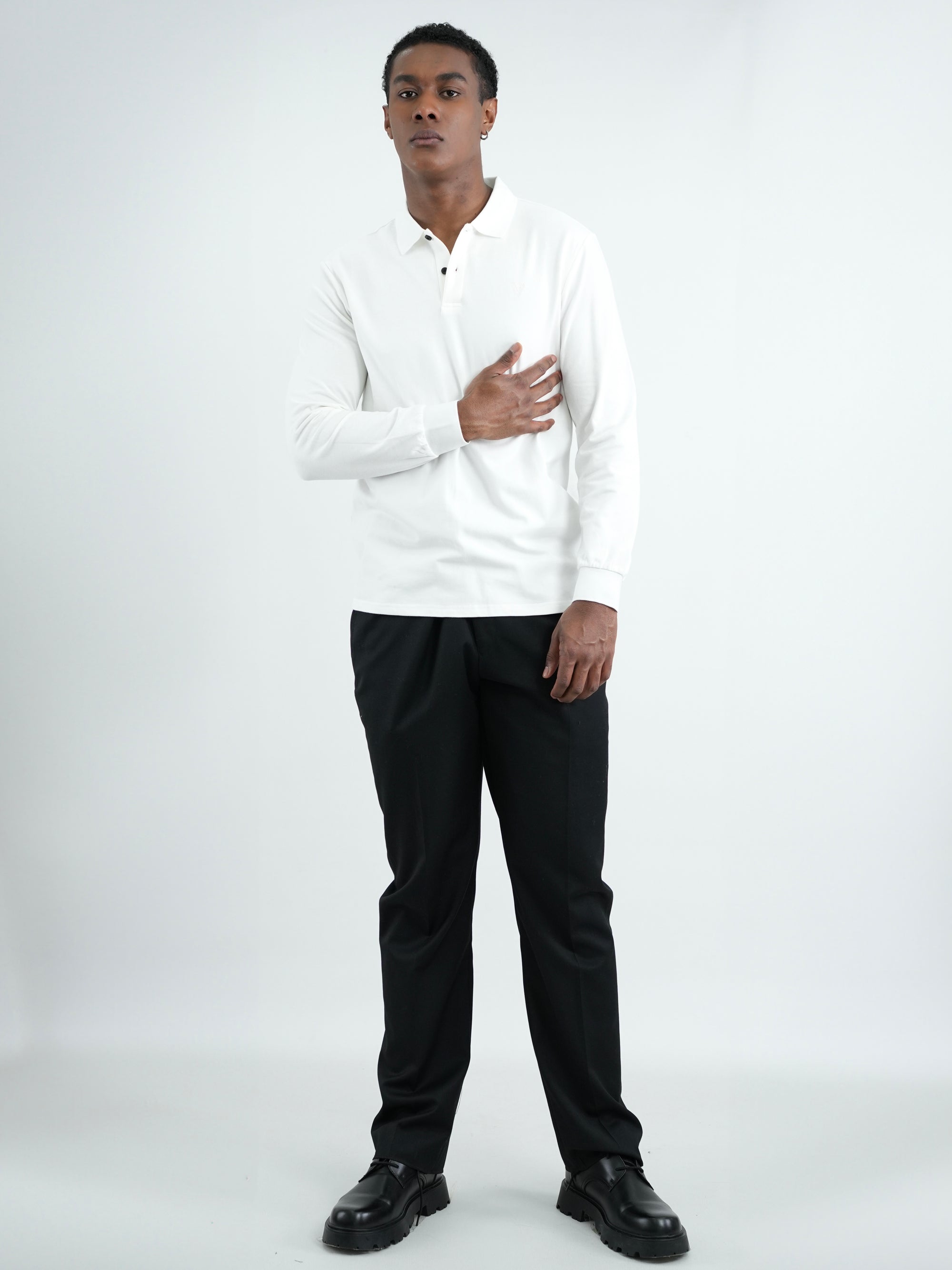 CAMISA HOMBRE CAP009 BLANCO