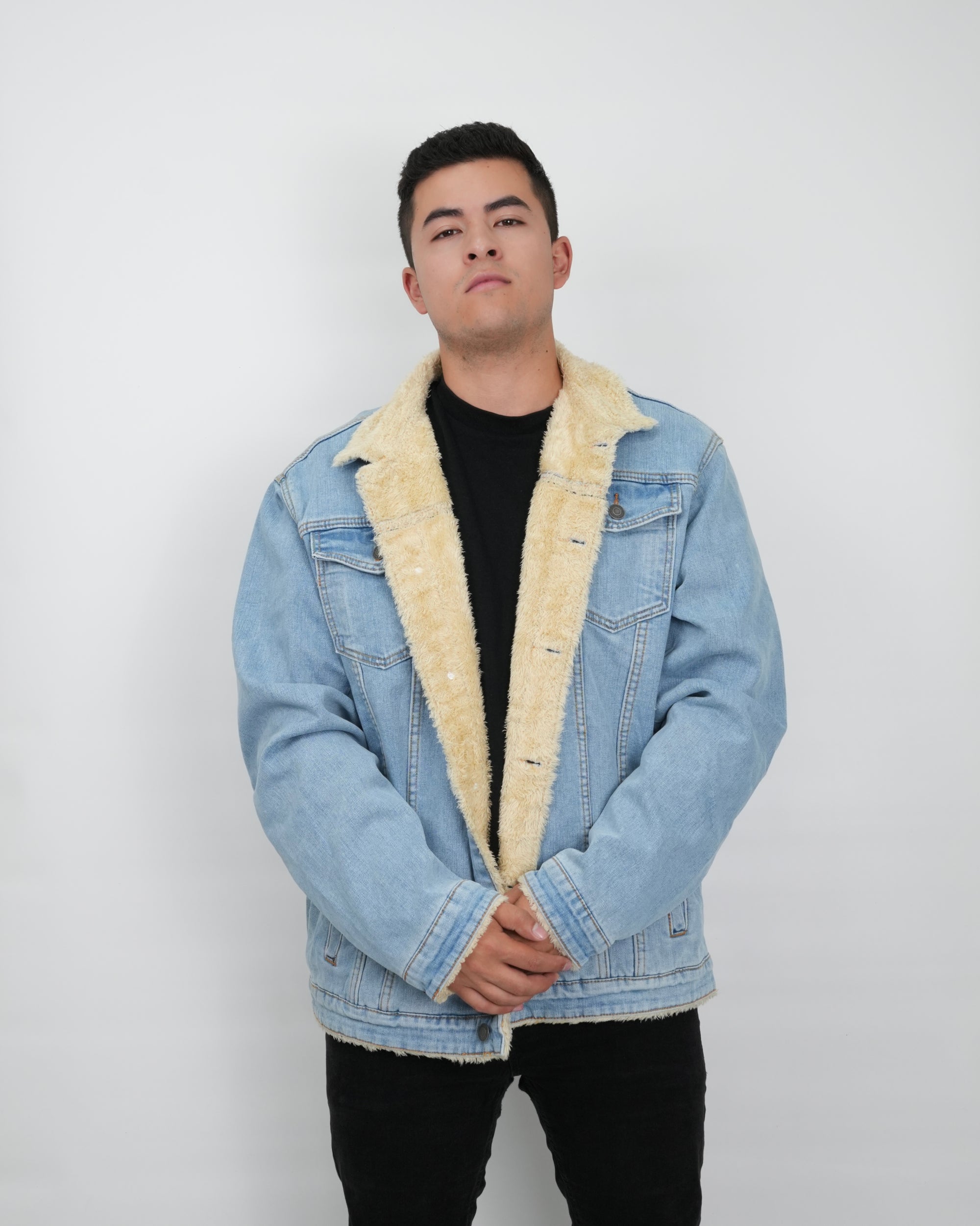 CHAQUETA DE JEAN VR031 AZUL CLARO