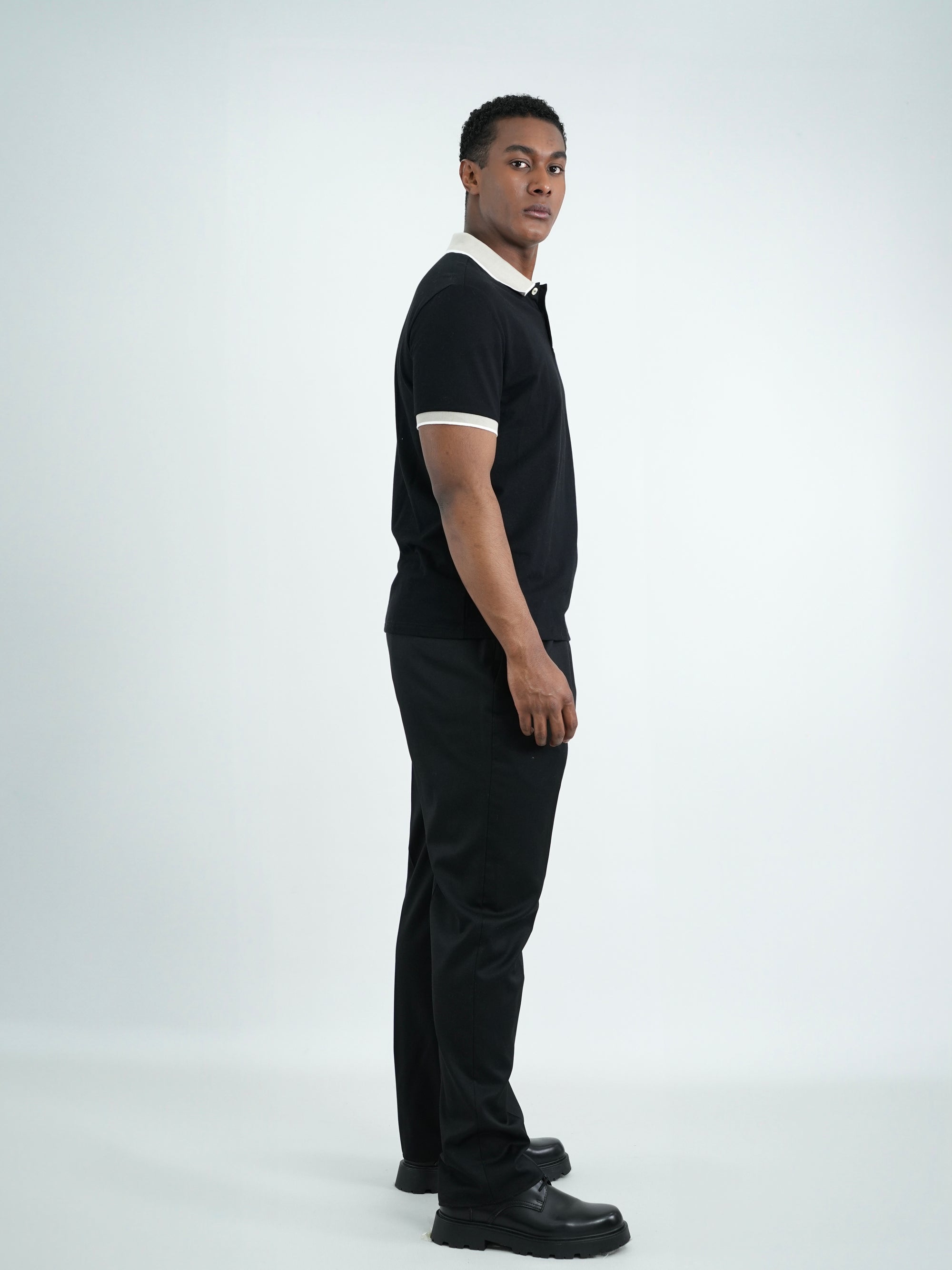 CAMISA HOMBRE CAP004 NEGRO