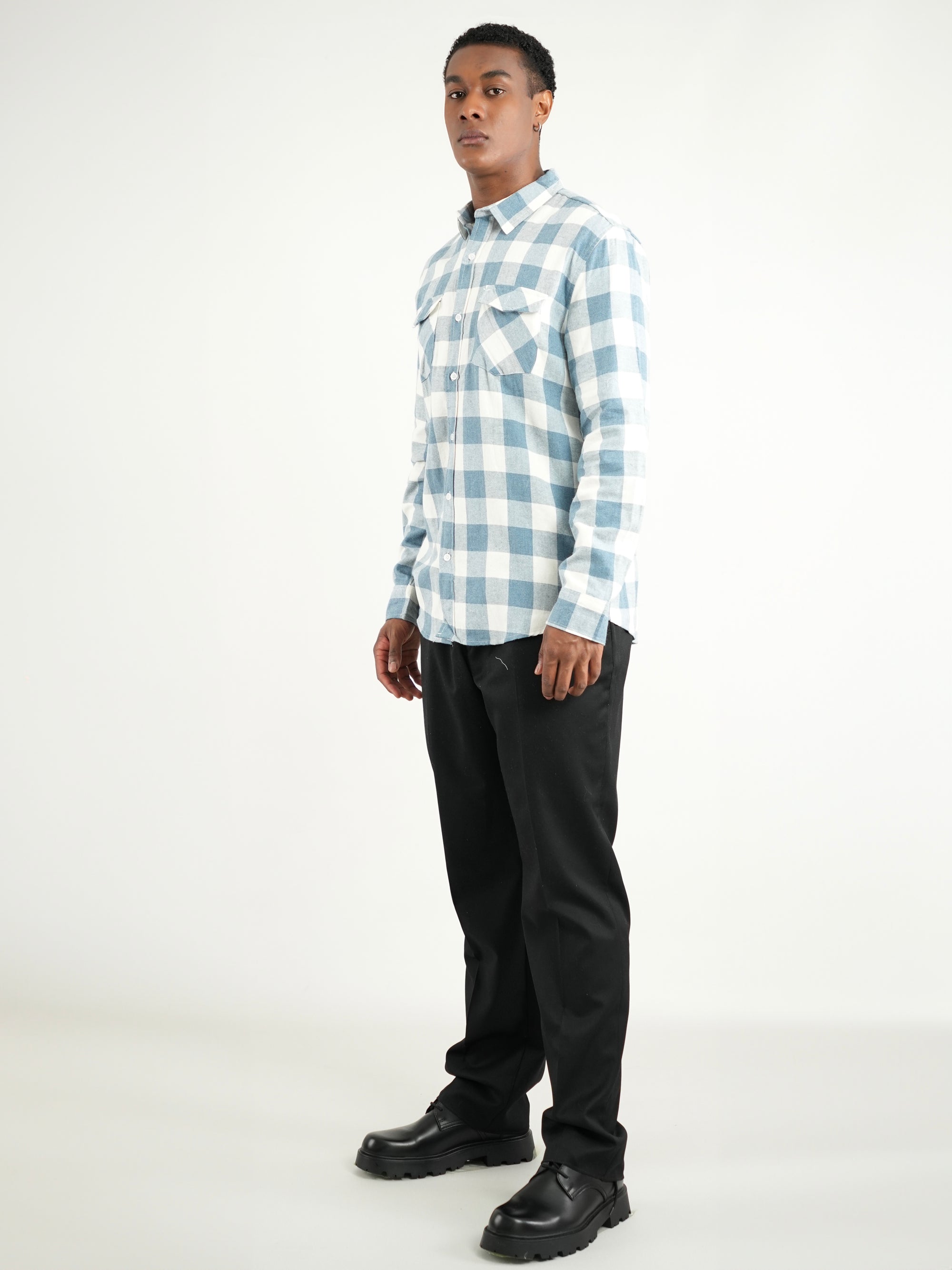 CAMISA HOMBRE FVR001 AZUL
