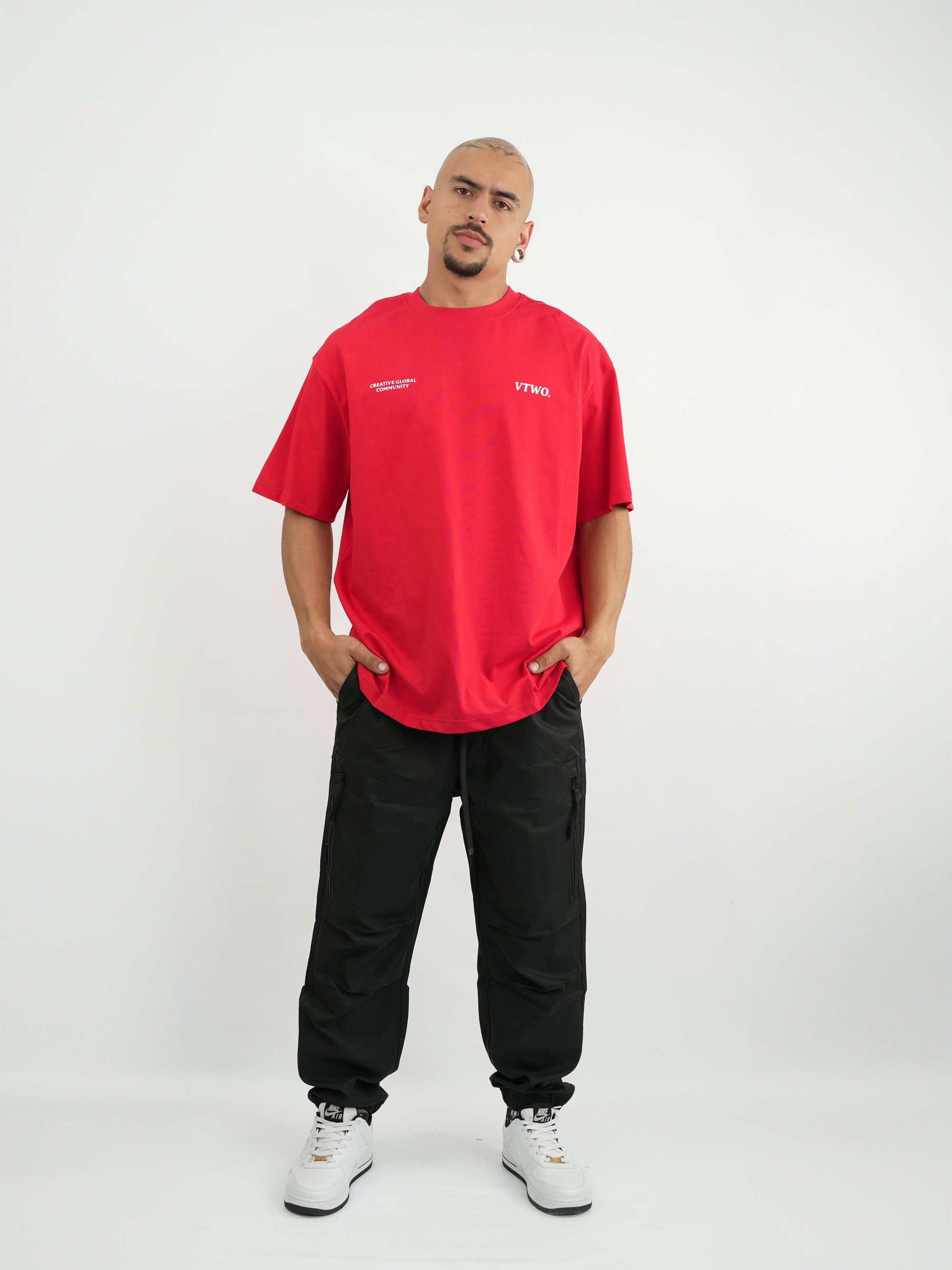 CAMISETA HOMBRE FCA015 ROJO