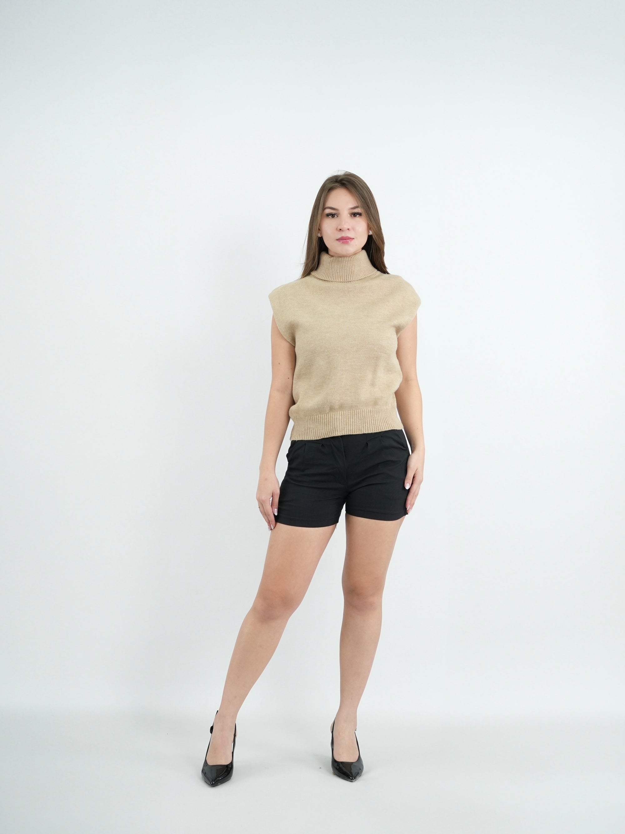 BLUSA MUJER MSA195 KHAKI