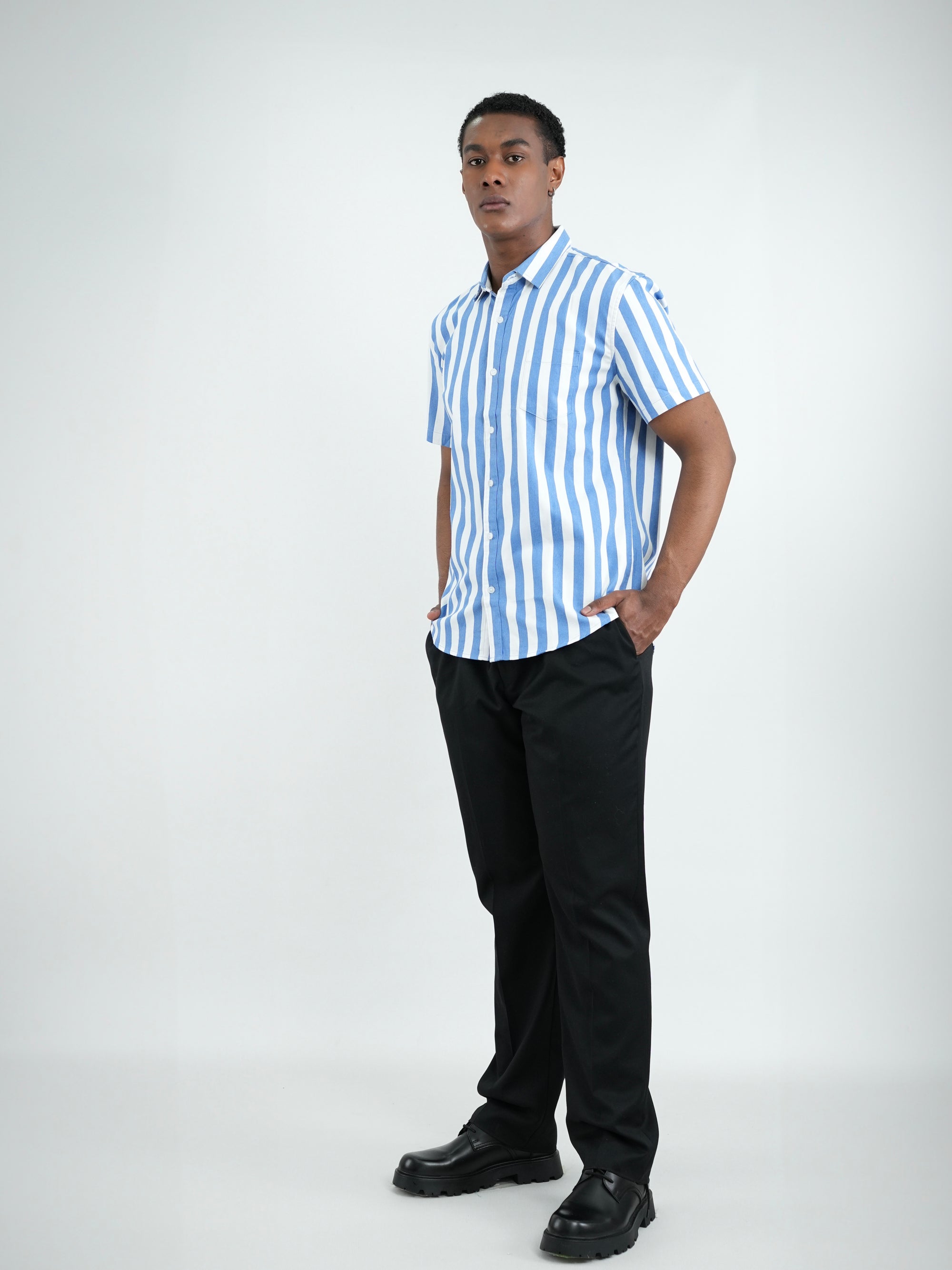 CAMISA HOMBRE FVRC002 AZUL