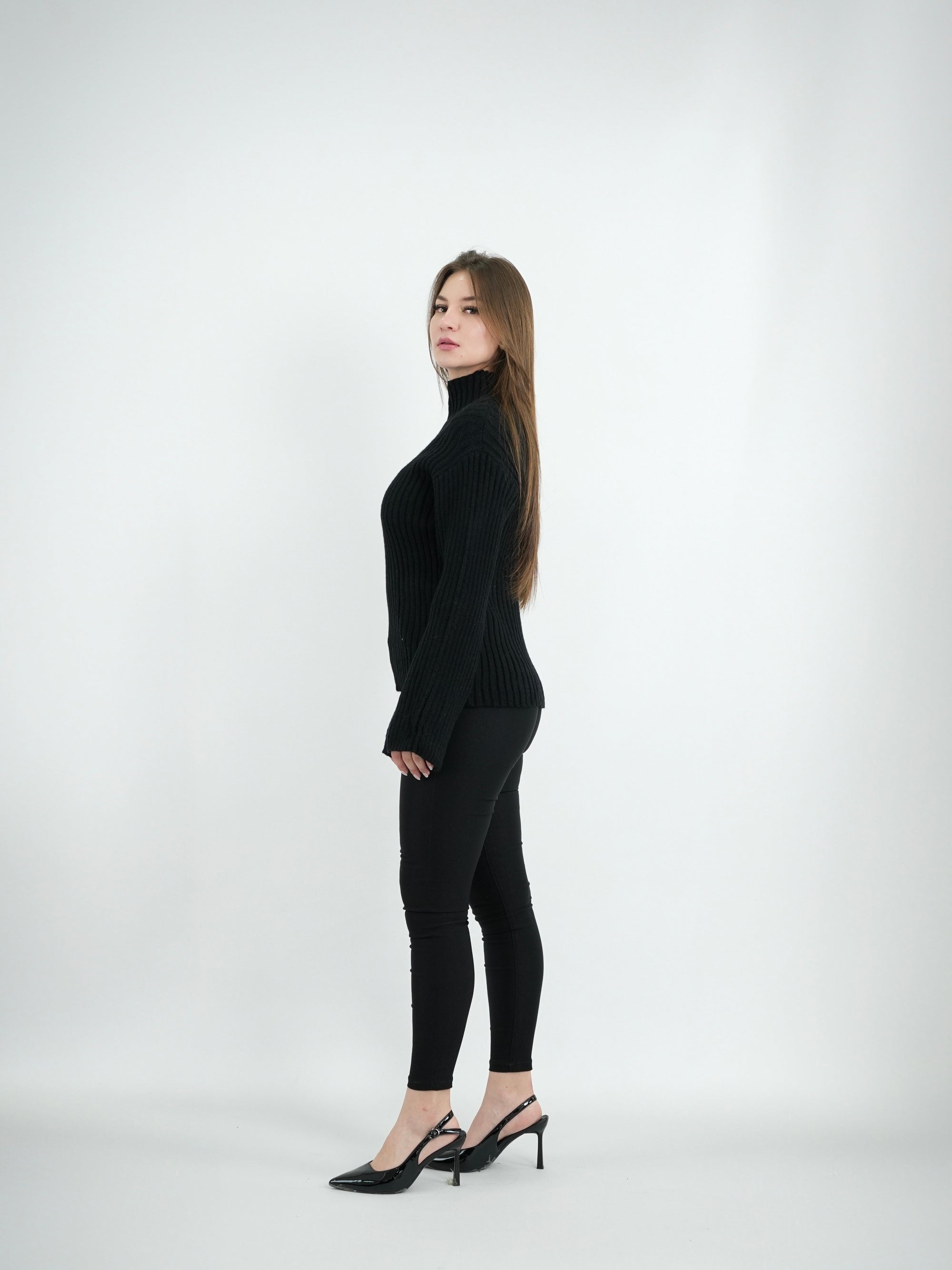 SUÉTER MUJER  MSA197 NEGRO