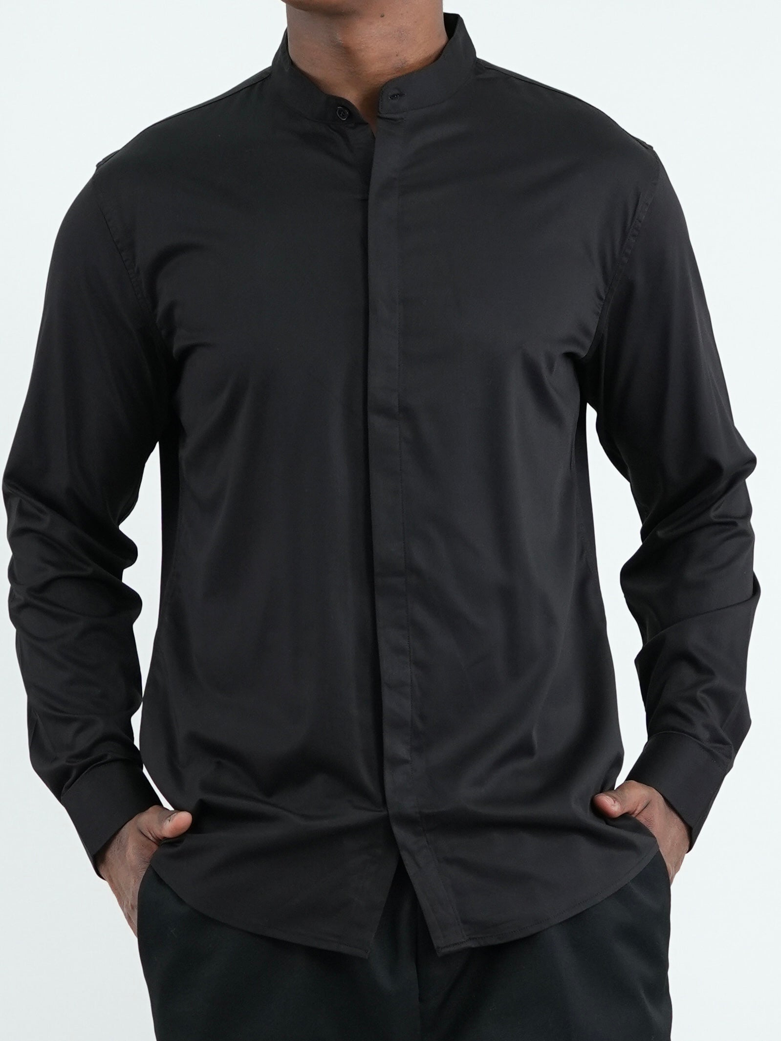 CAMISA HOMBRE FVR005 NEGRO