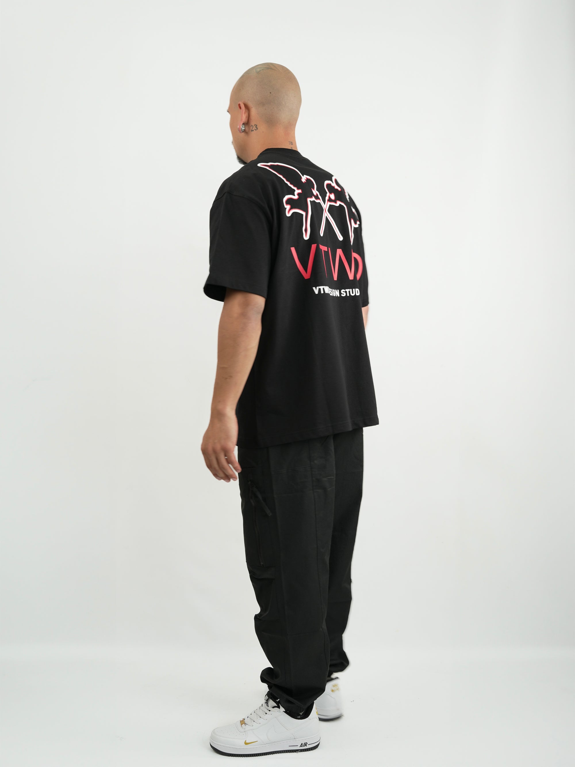 CAMISETA HOMBRE FCA007 NEGRO