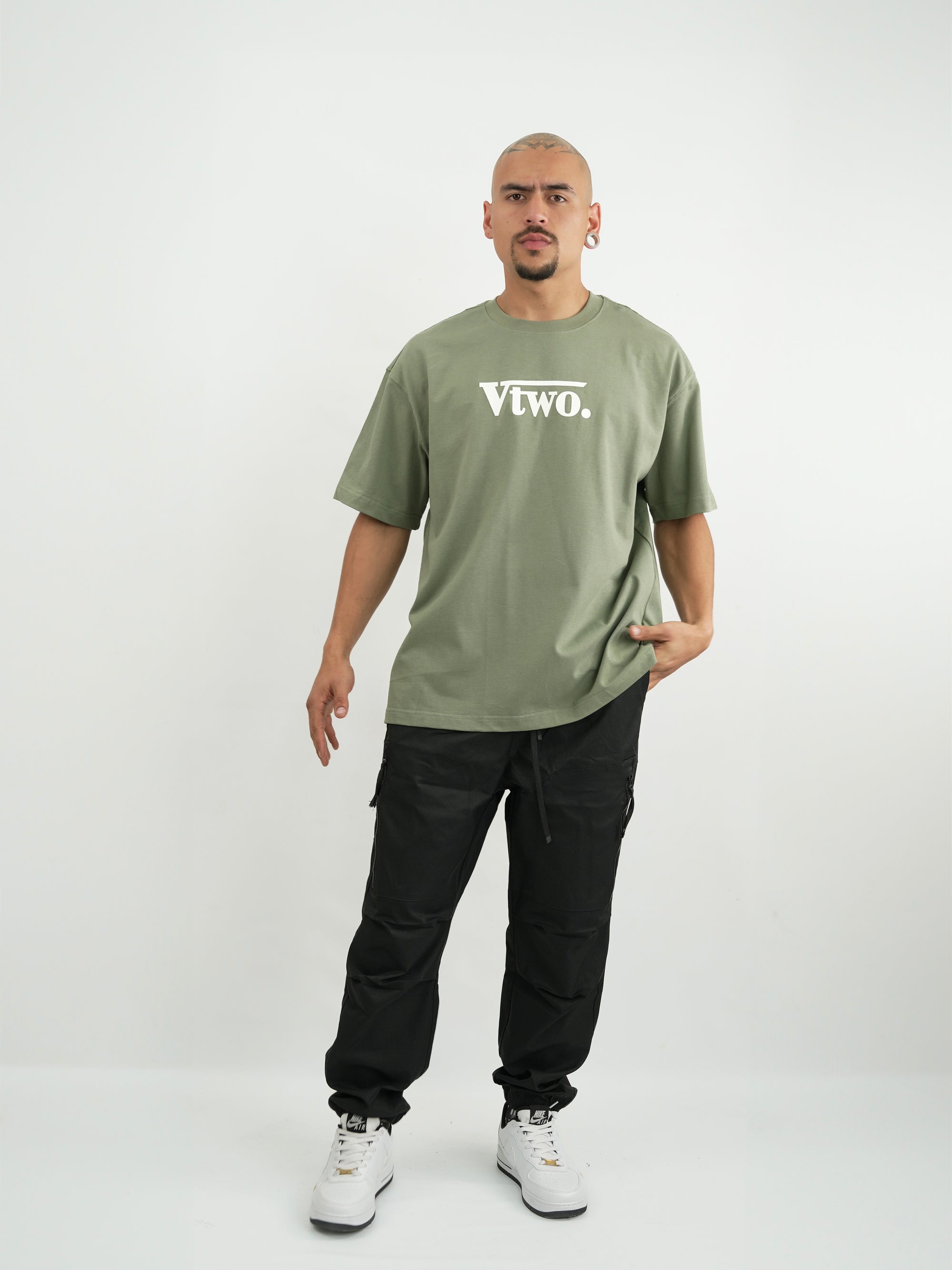 CAMISETA HOMBRE FCA010 VERDE