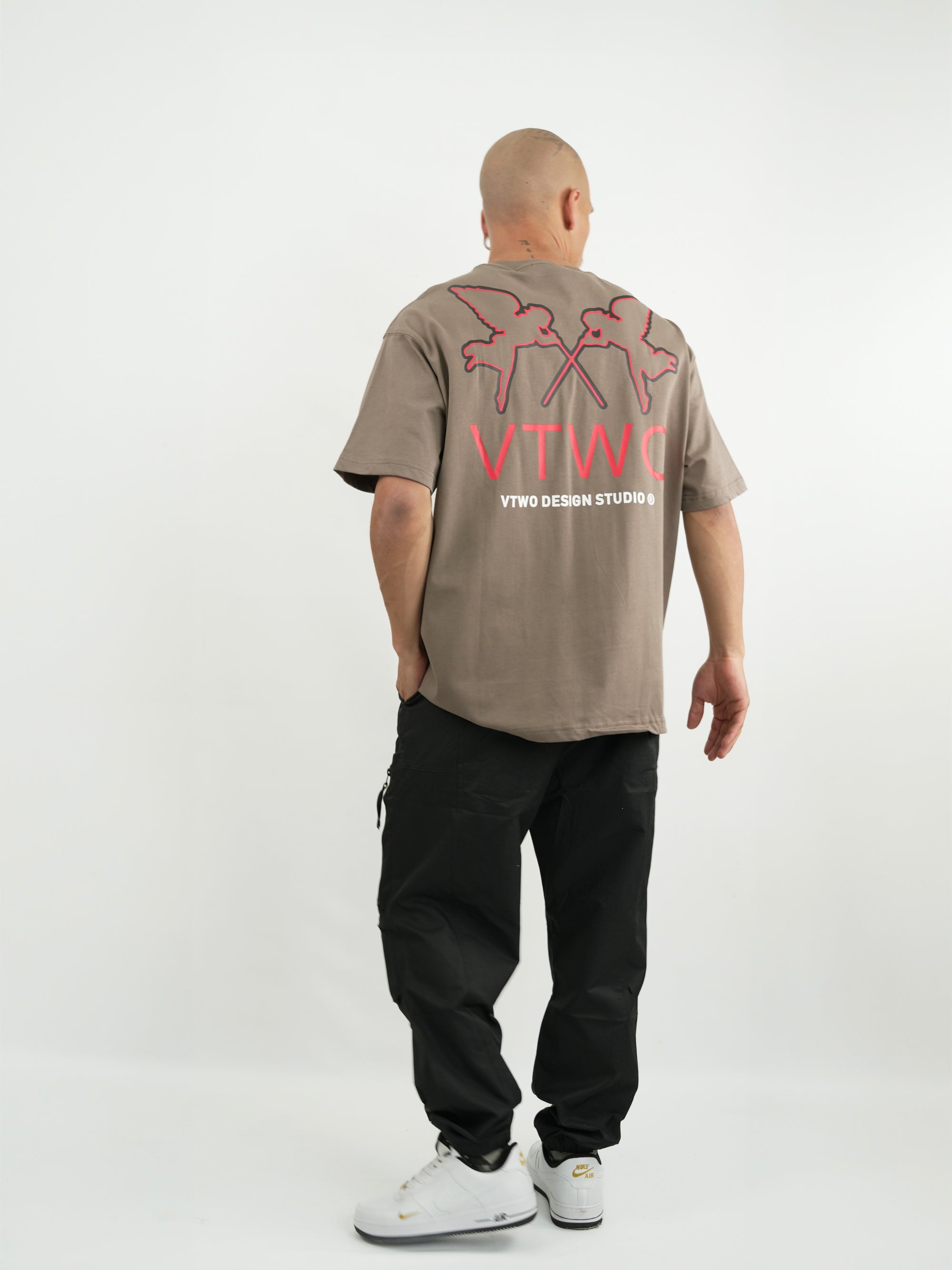 CAMISETA HOMBRE FCA007 CAFE