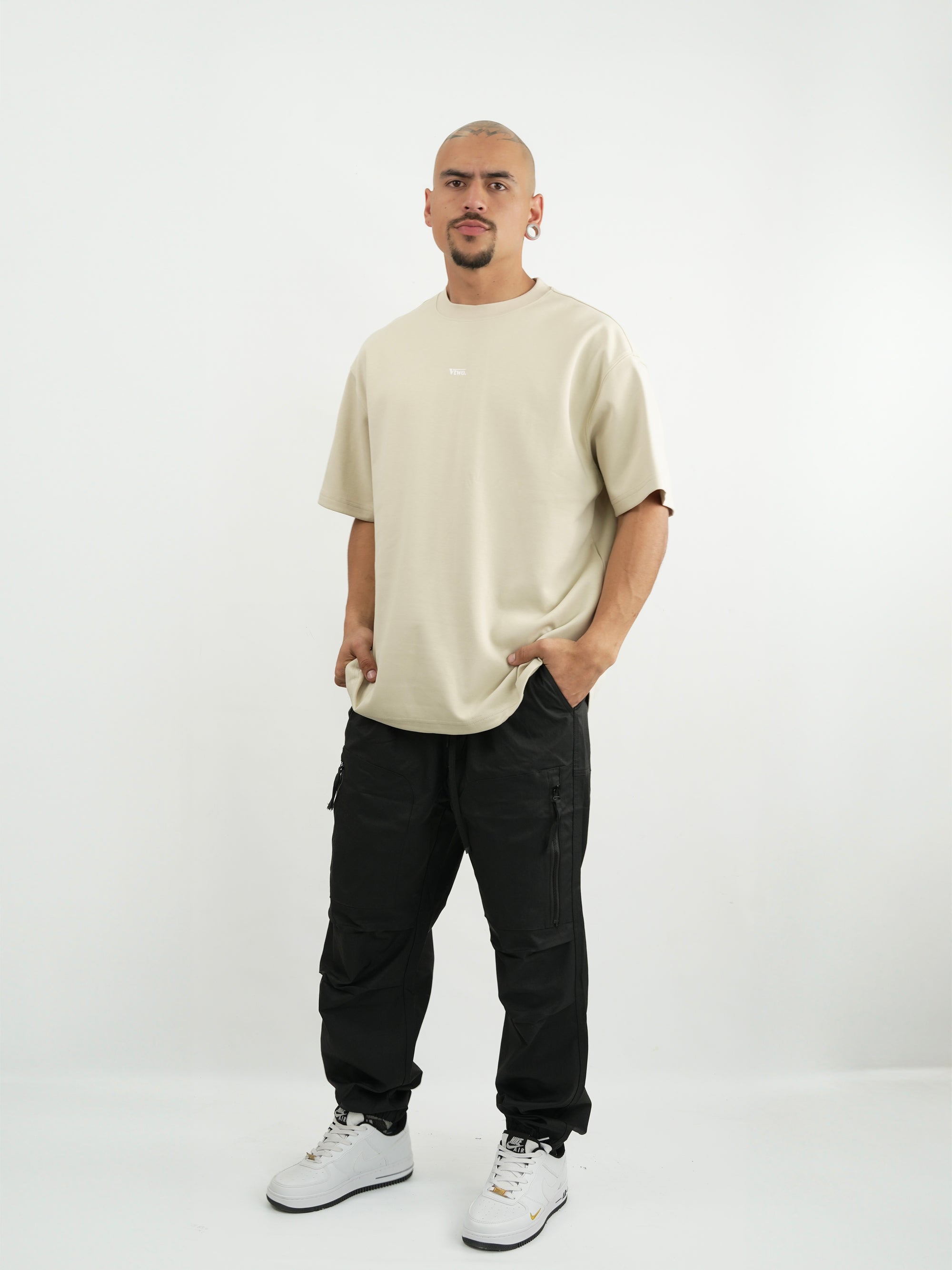 CAMISETA HOMBRE FCA001 KHAKI