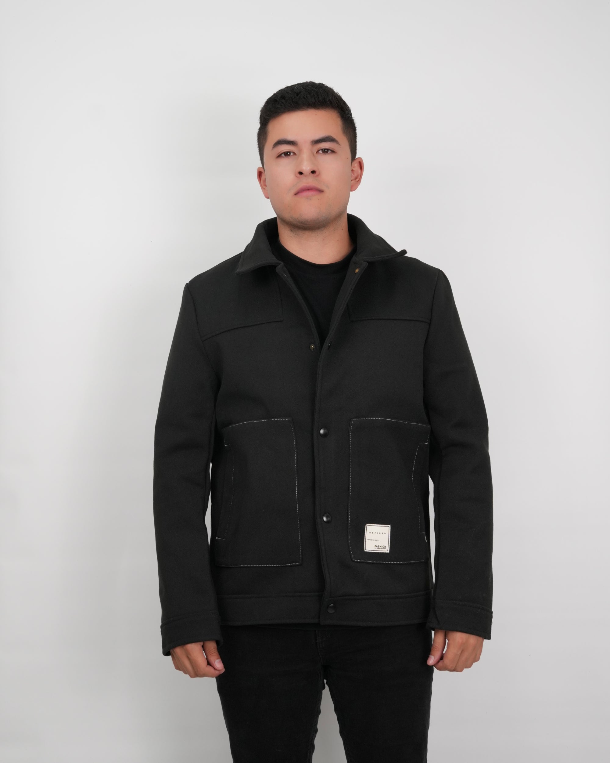 CHAQUETA LAPA AMERICANA NEGRA VR042