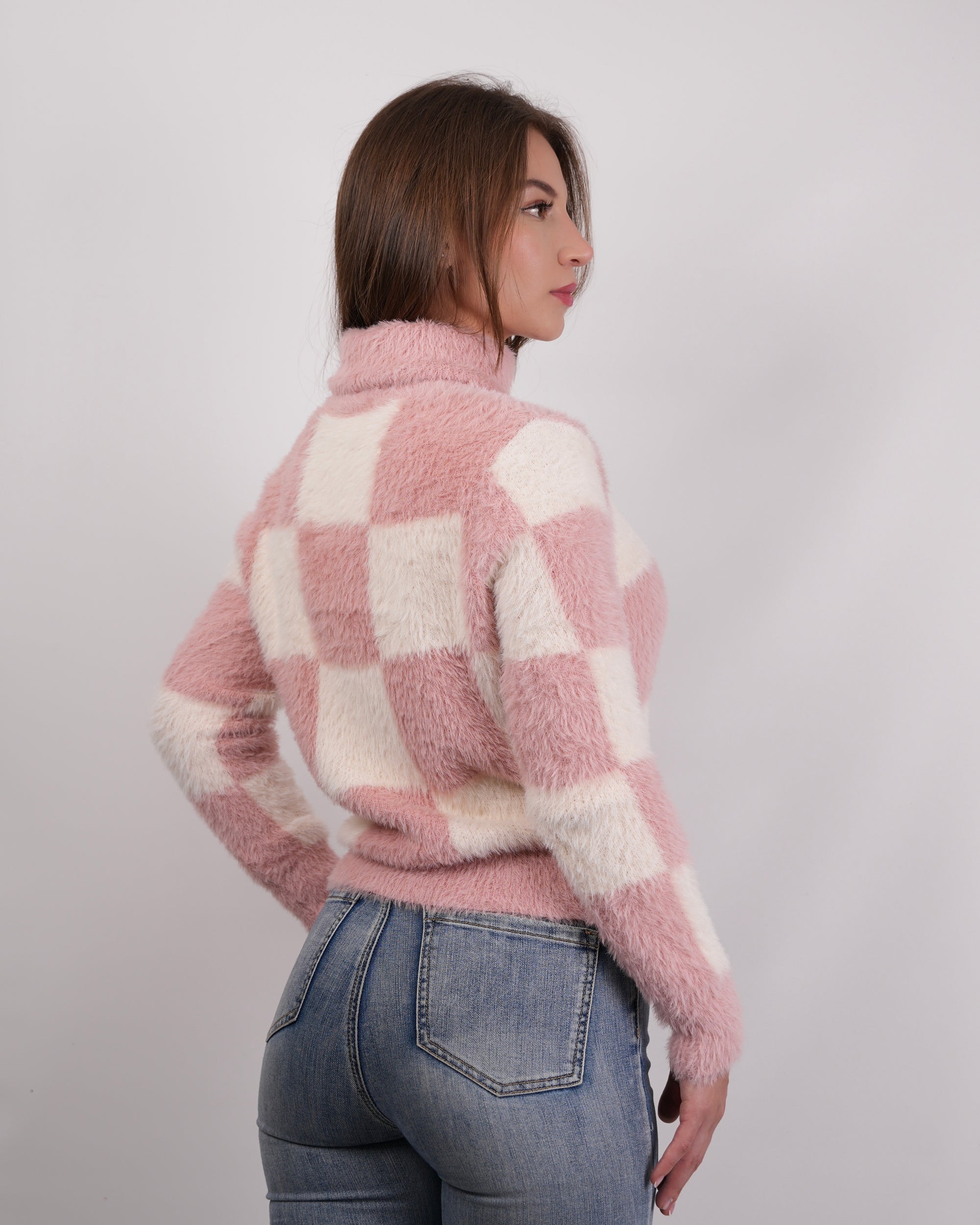 SUÉTER 160 ROSADO/PERLA