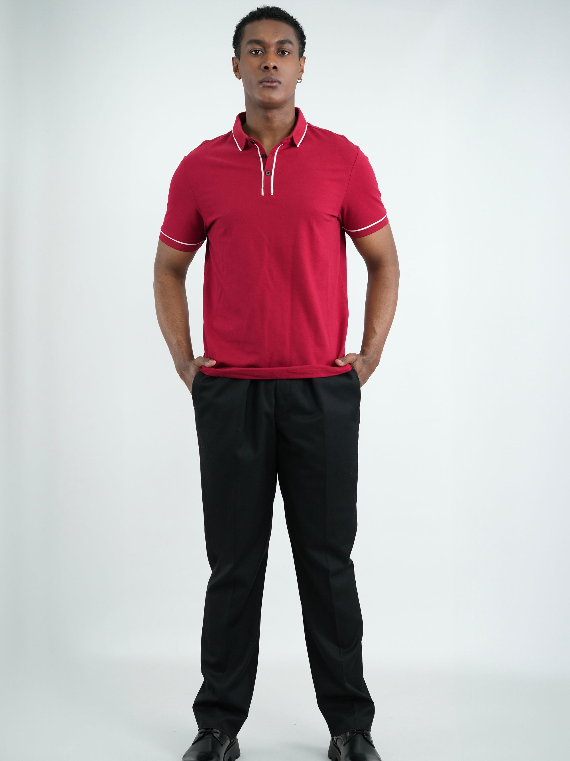 CAMISA HOMBRE CAP001 ROJO