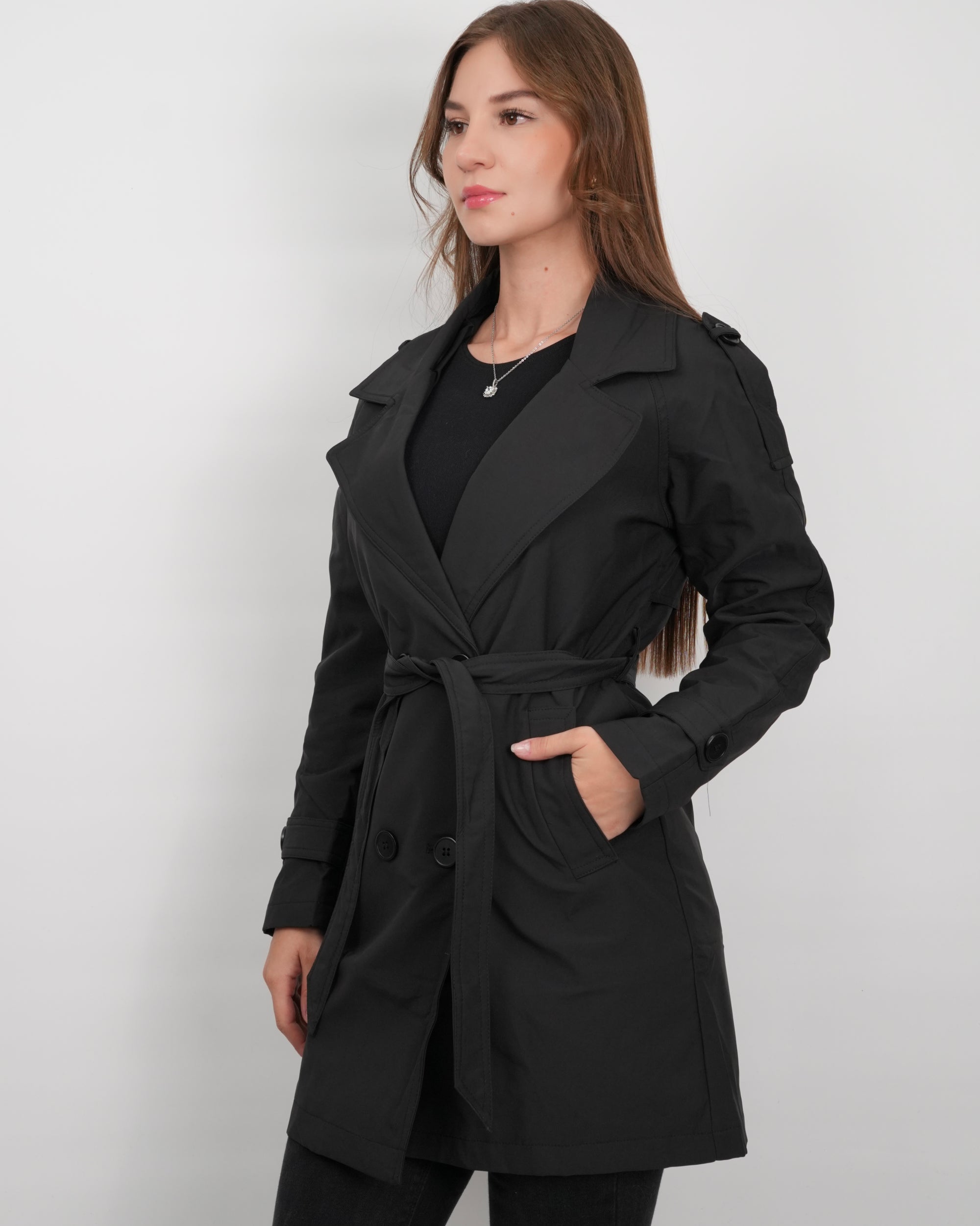 GABARDINA MGA010 NEGRO