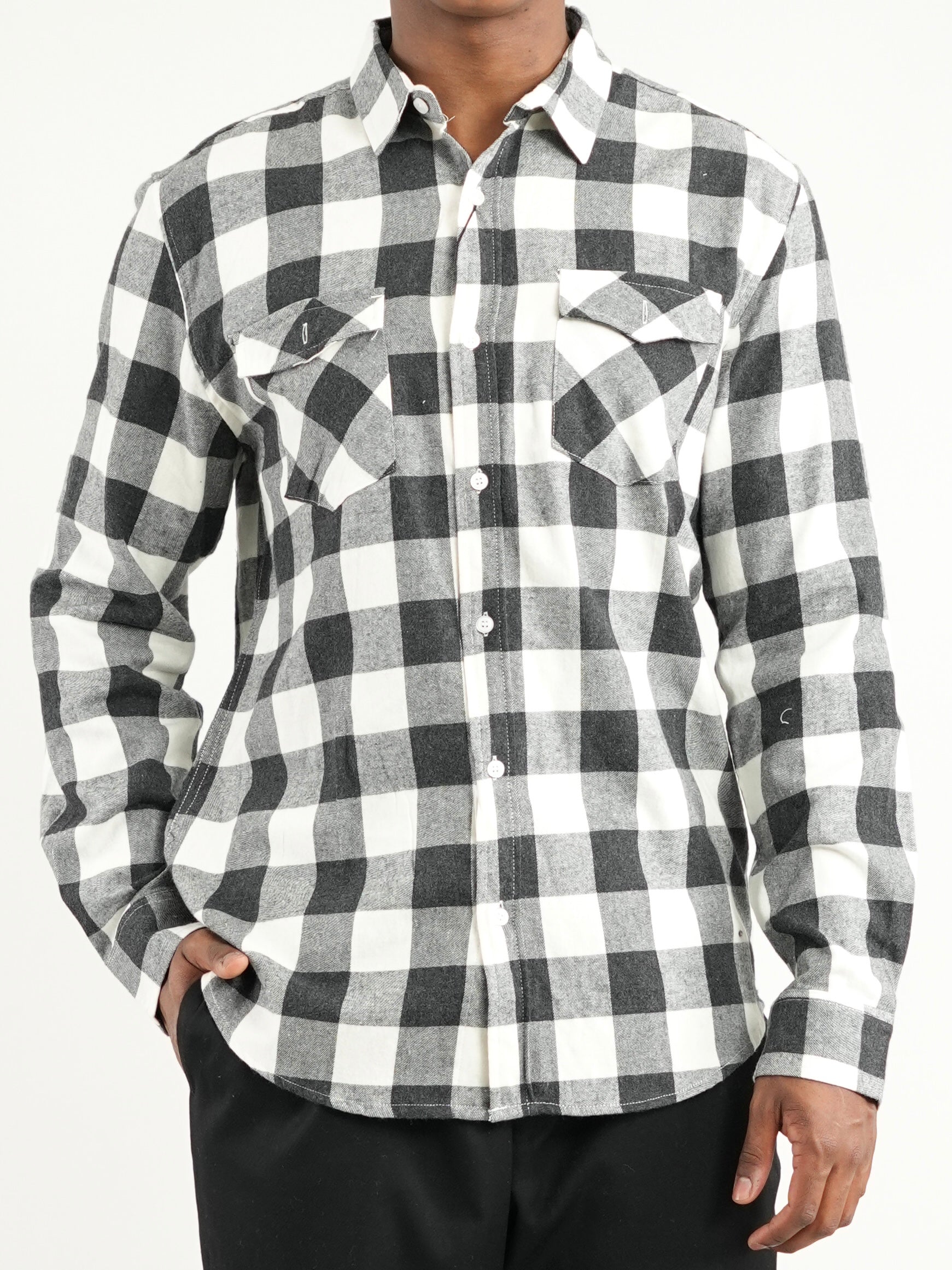 CAMISA HOMBRE FVR001 NEGRO