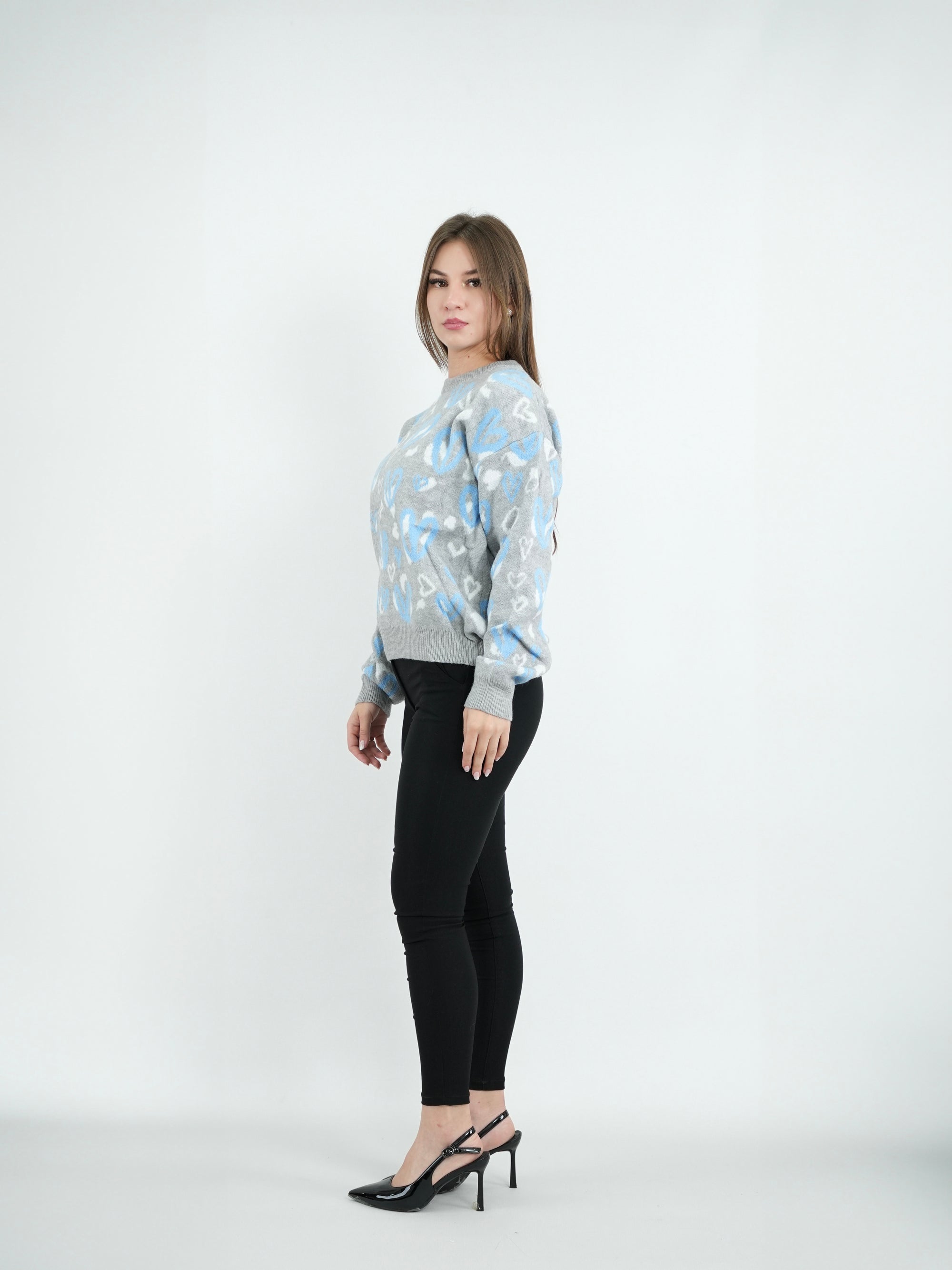 SUÉTER MUJER MSA207 GRIS