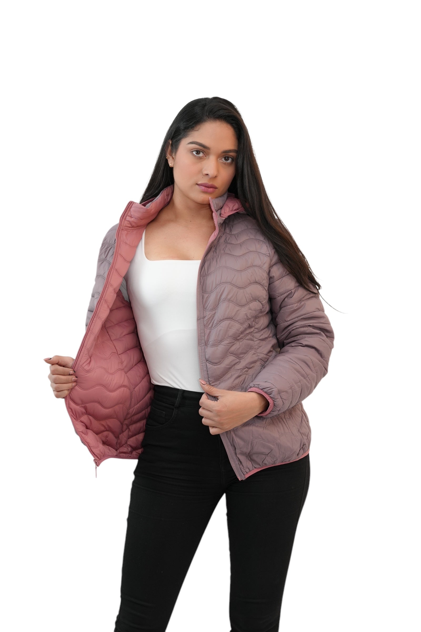 CHAQUETA FD043 ROSA