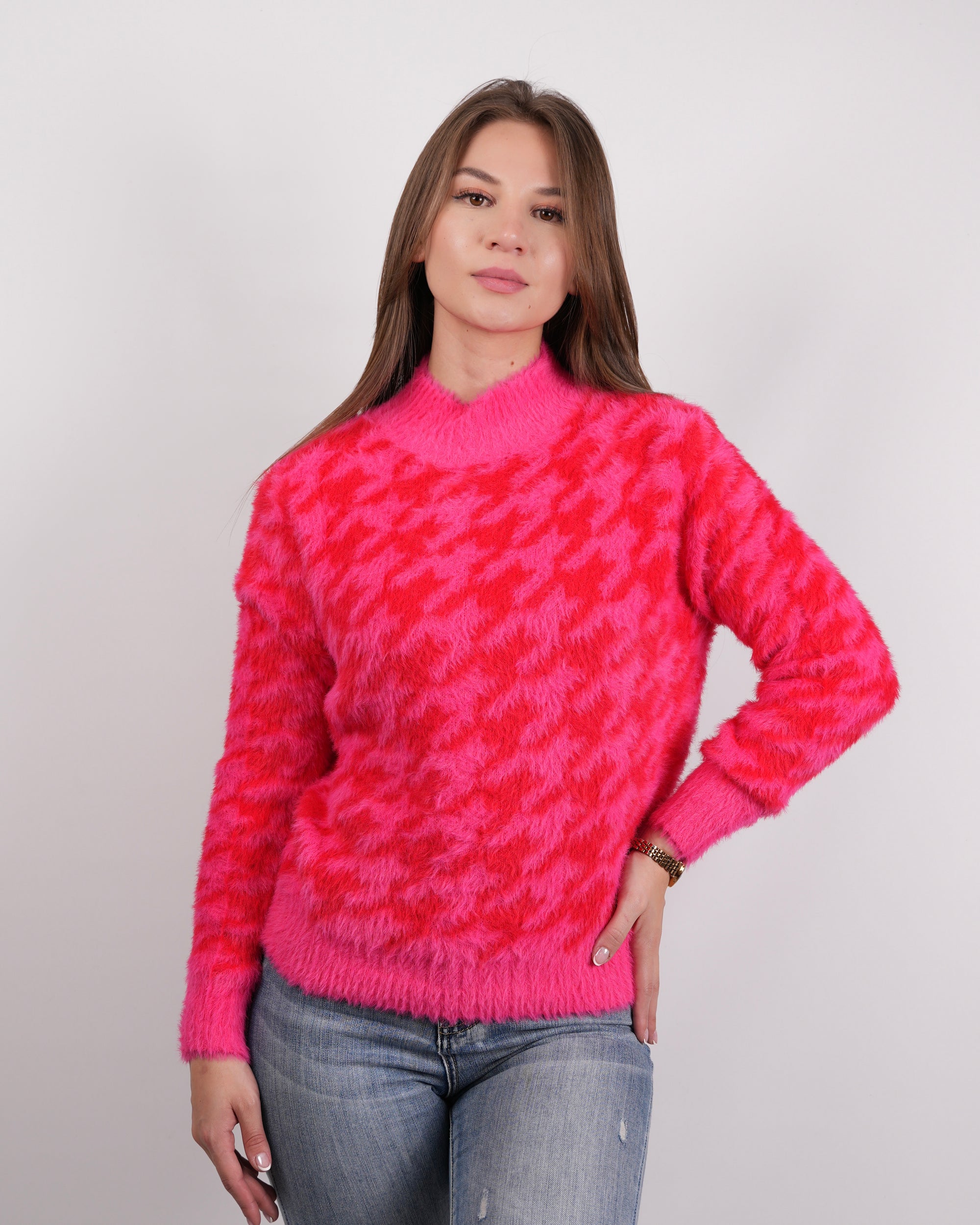SUETER MSA159 ROSA-ROJO