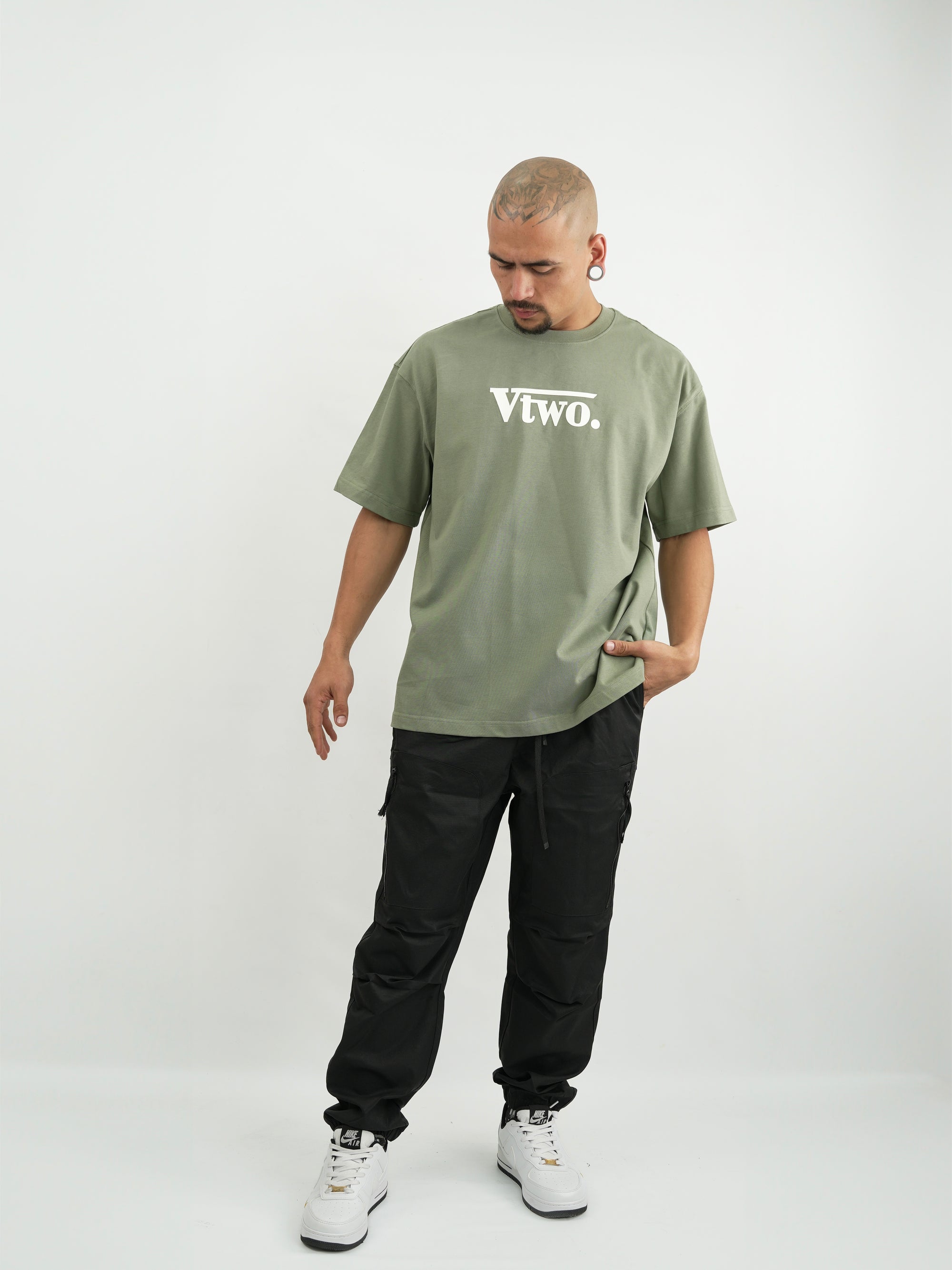 CAMISETA HOMBRE FCA010 VERDE