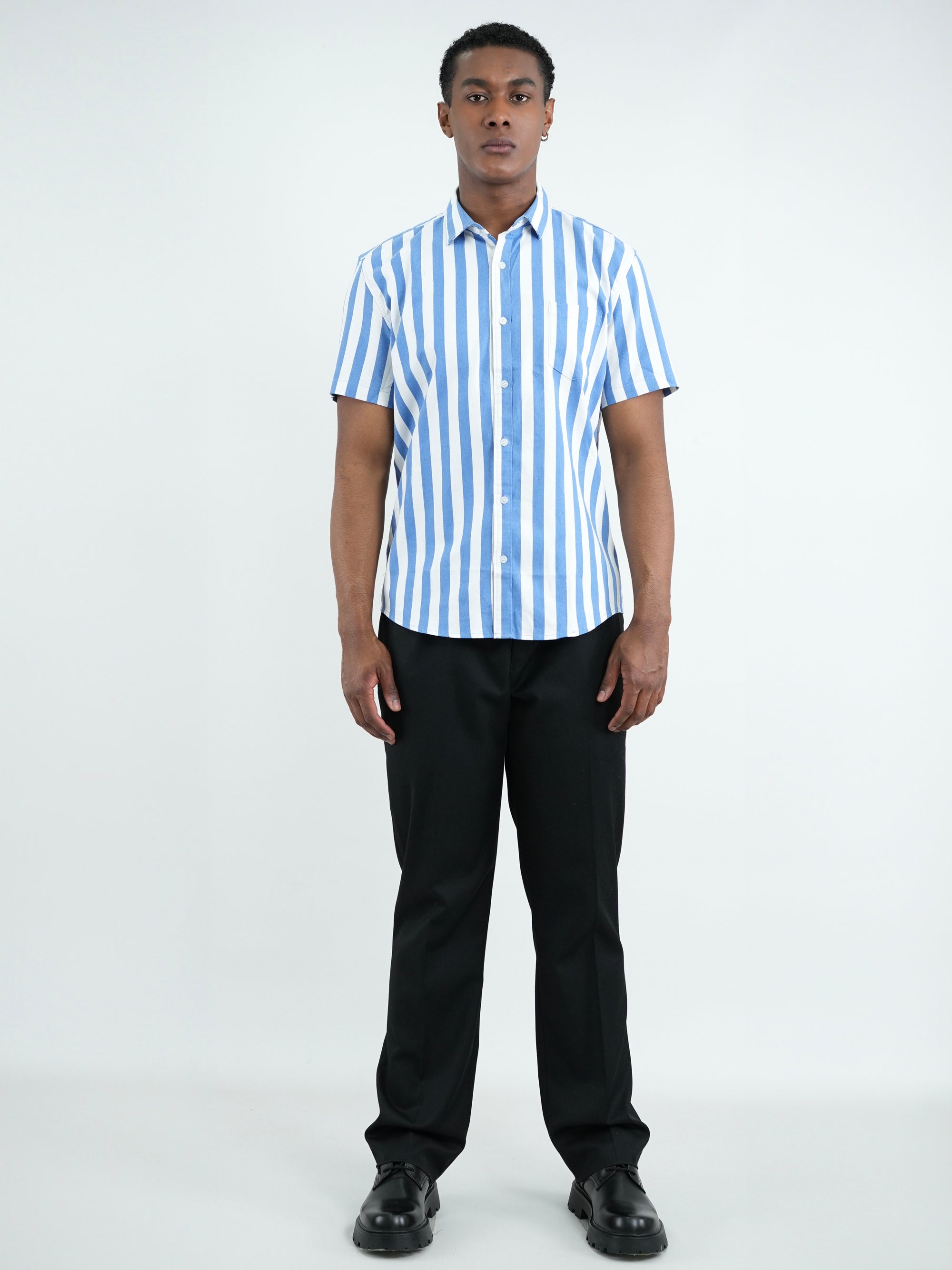 CAMISA HOMBRE FVRC002 AZUL