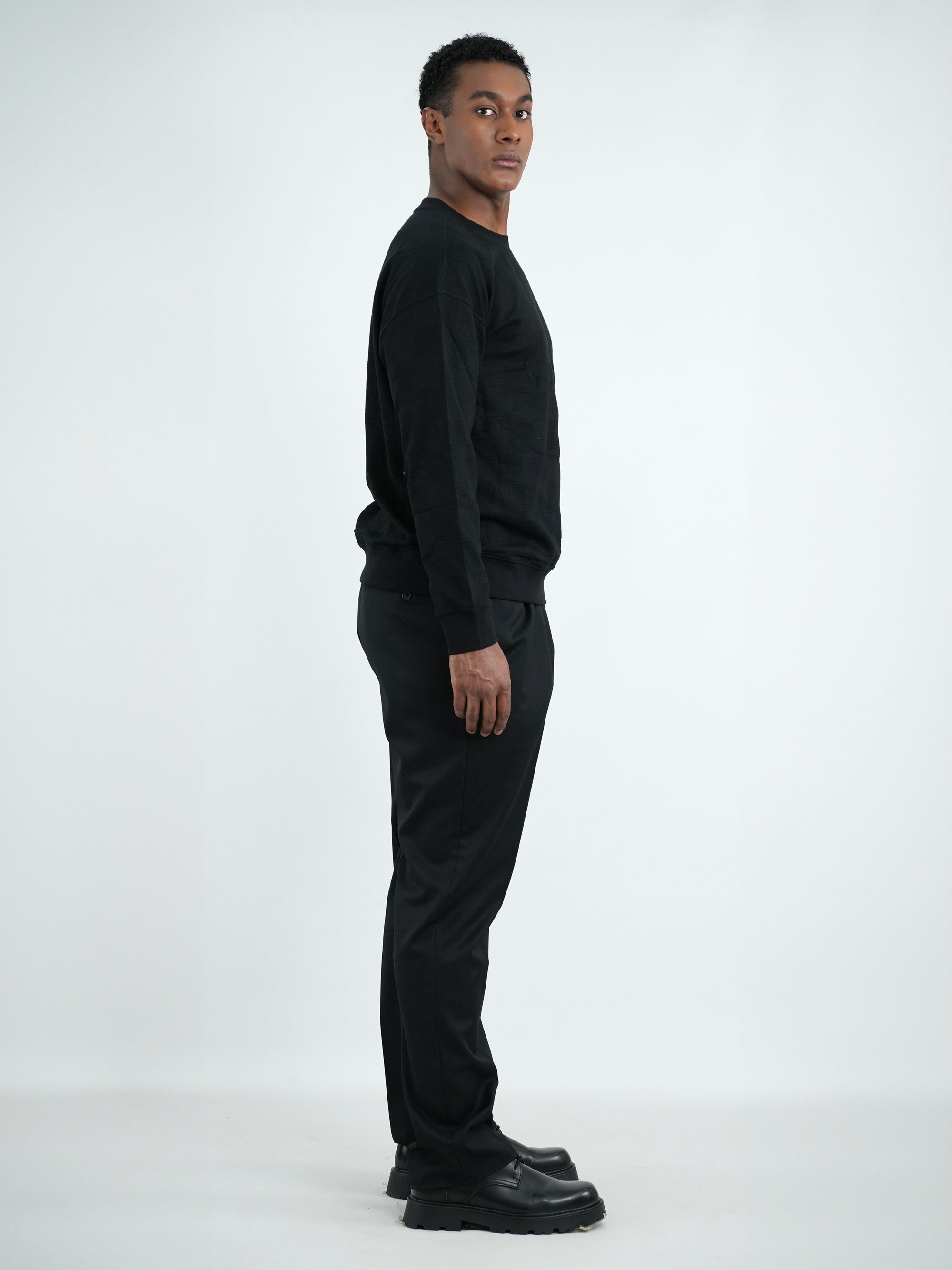 SUETER HOMBRE ANCA001 NEGRO