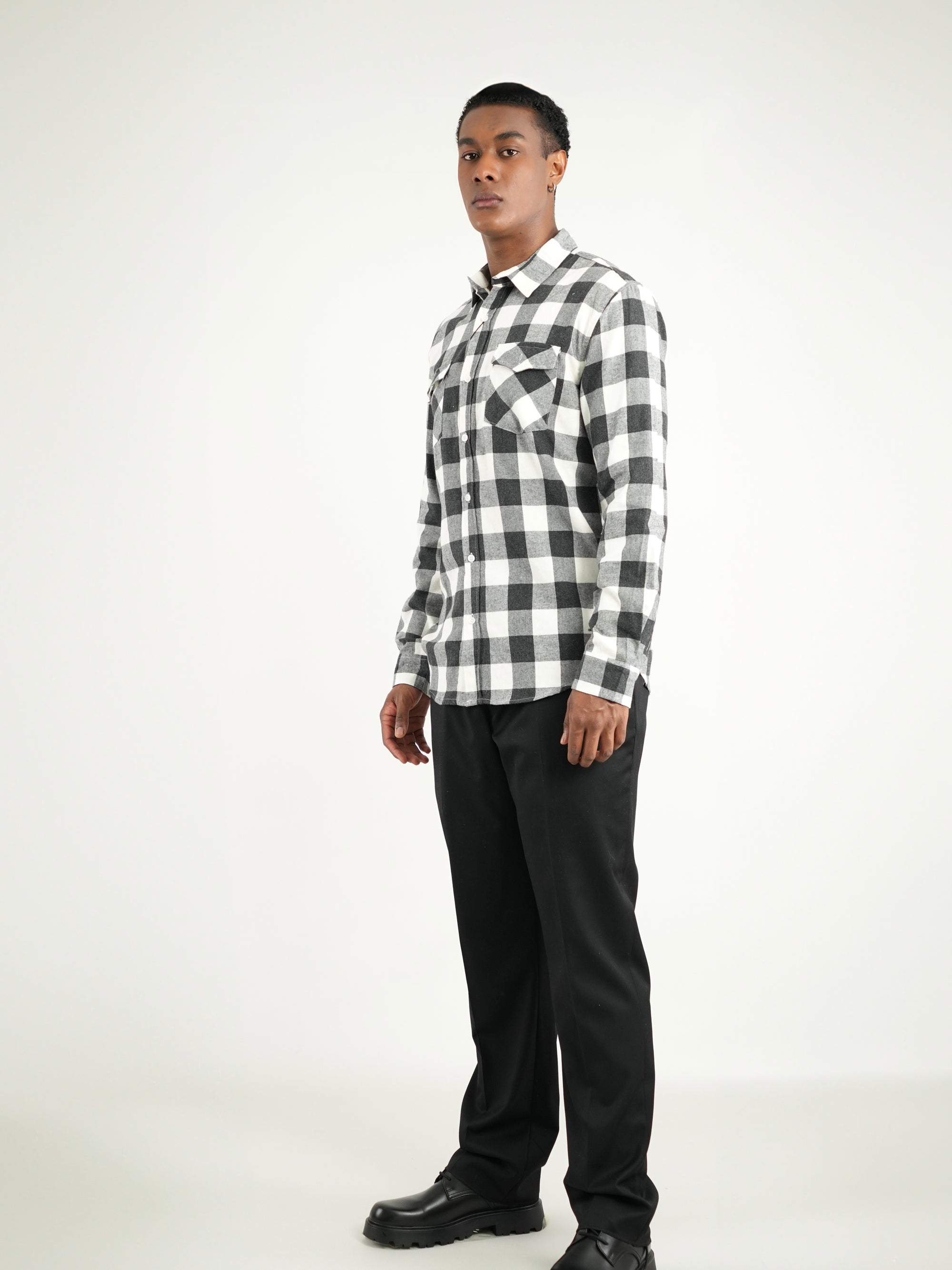 CAMISA HOMBRE FVR001 NEGRO
