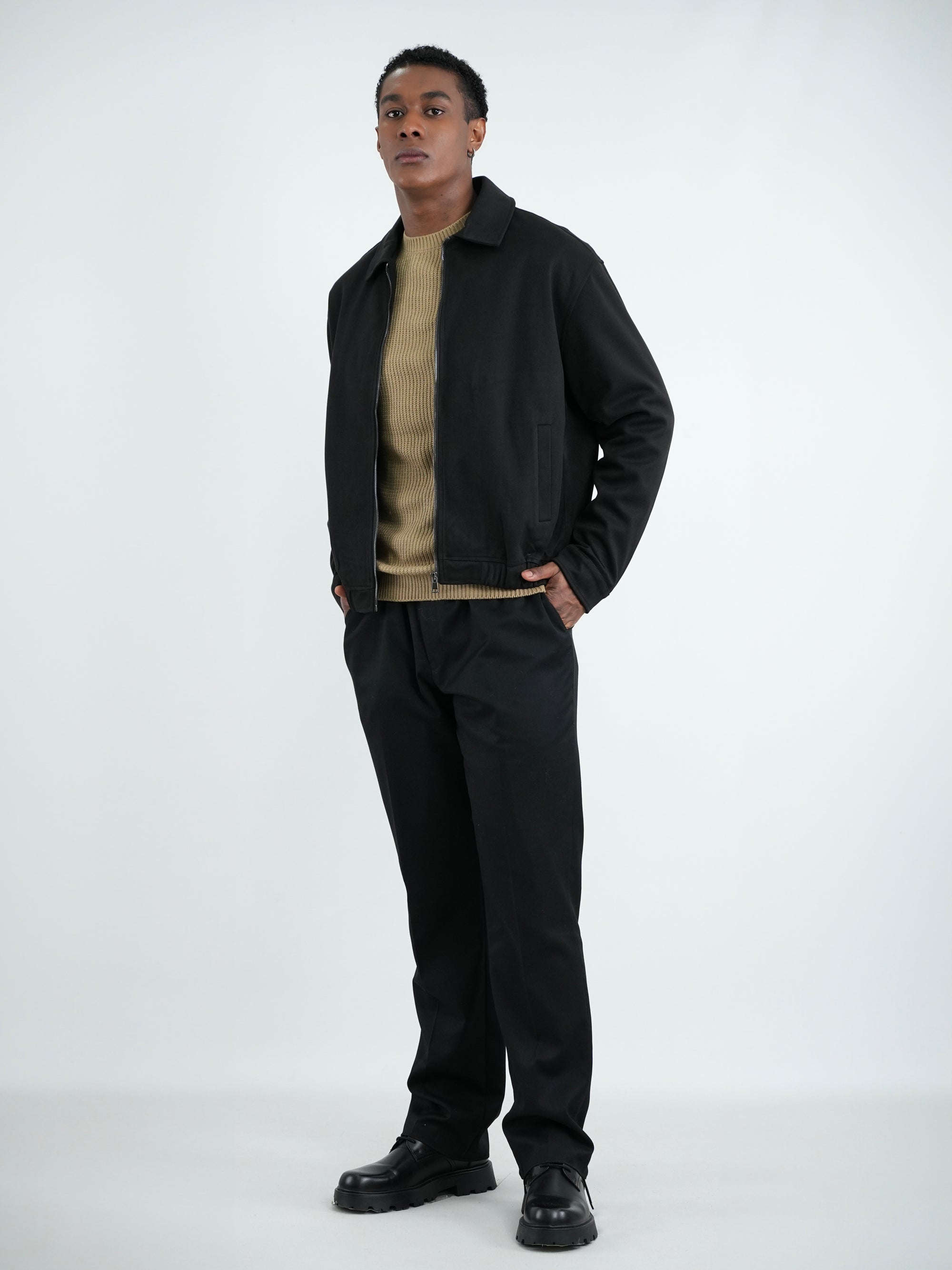 CHAQUETA HOMBRE VR055 NEGRO
