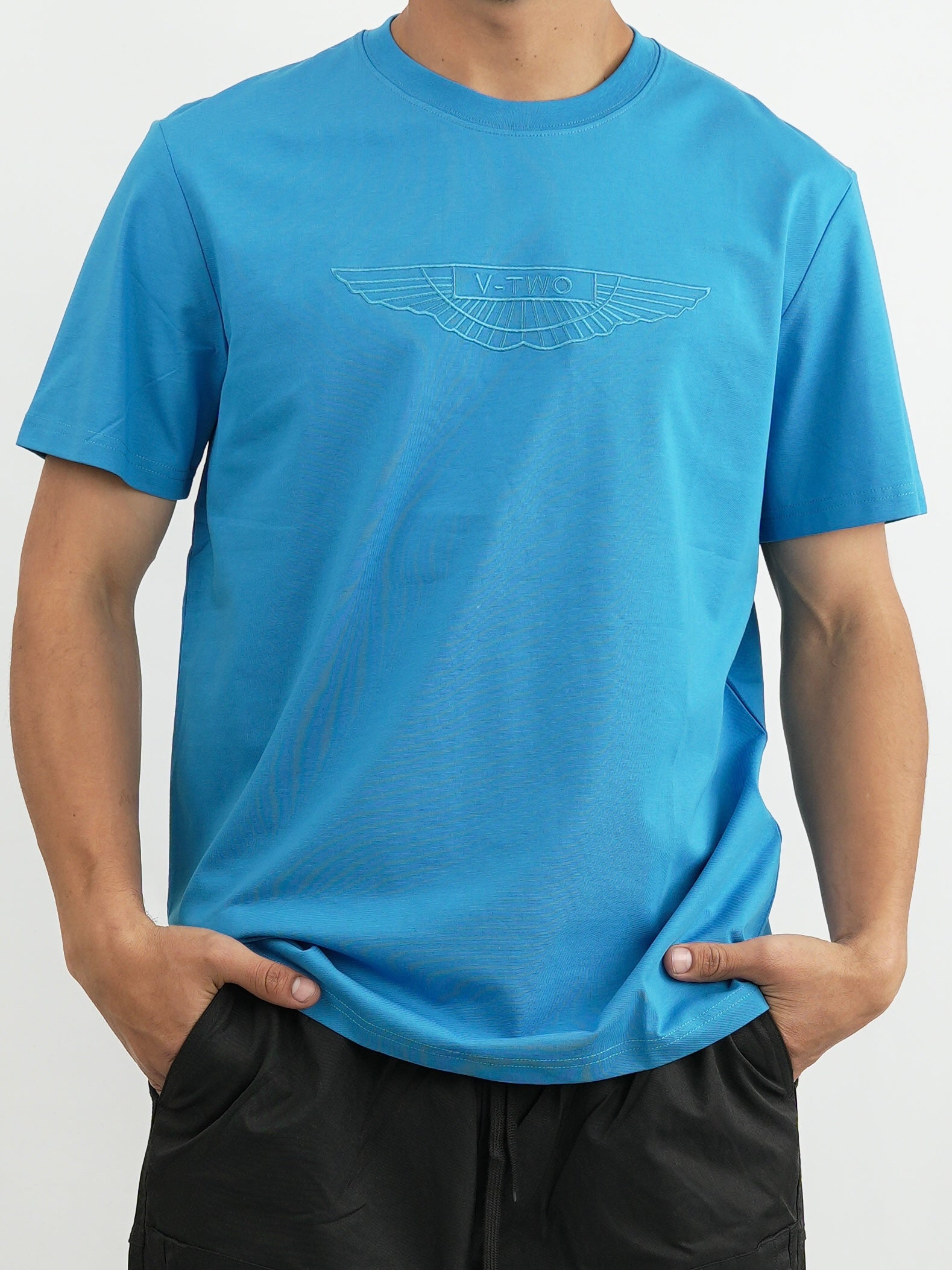CAMISETA HOMBRE CA019 AZUL