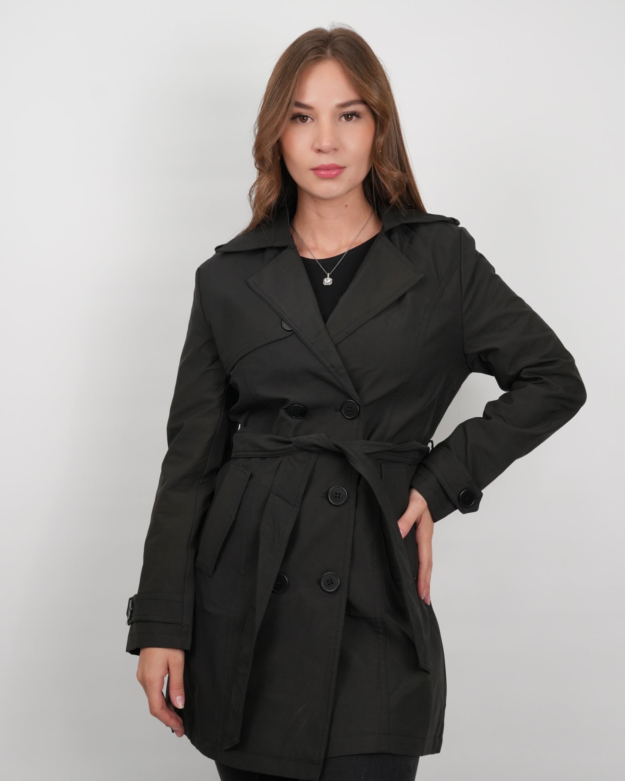 GABARDINA MGA010 NEGRO