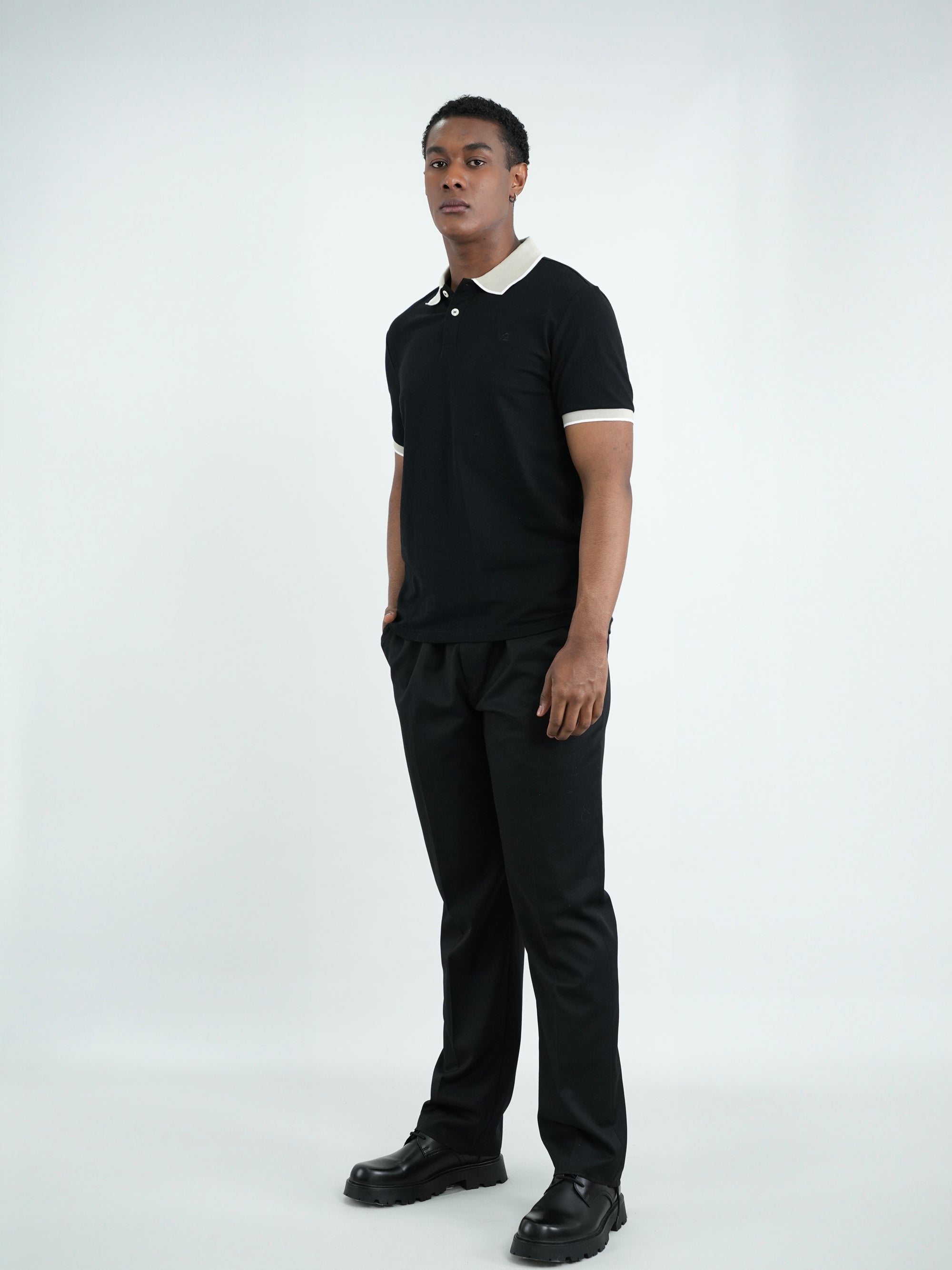 CAMISA HOMBRE CAP004 NEGRO