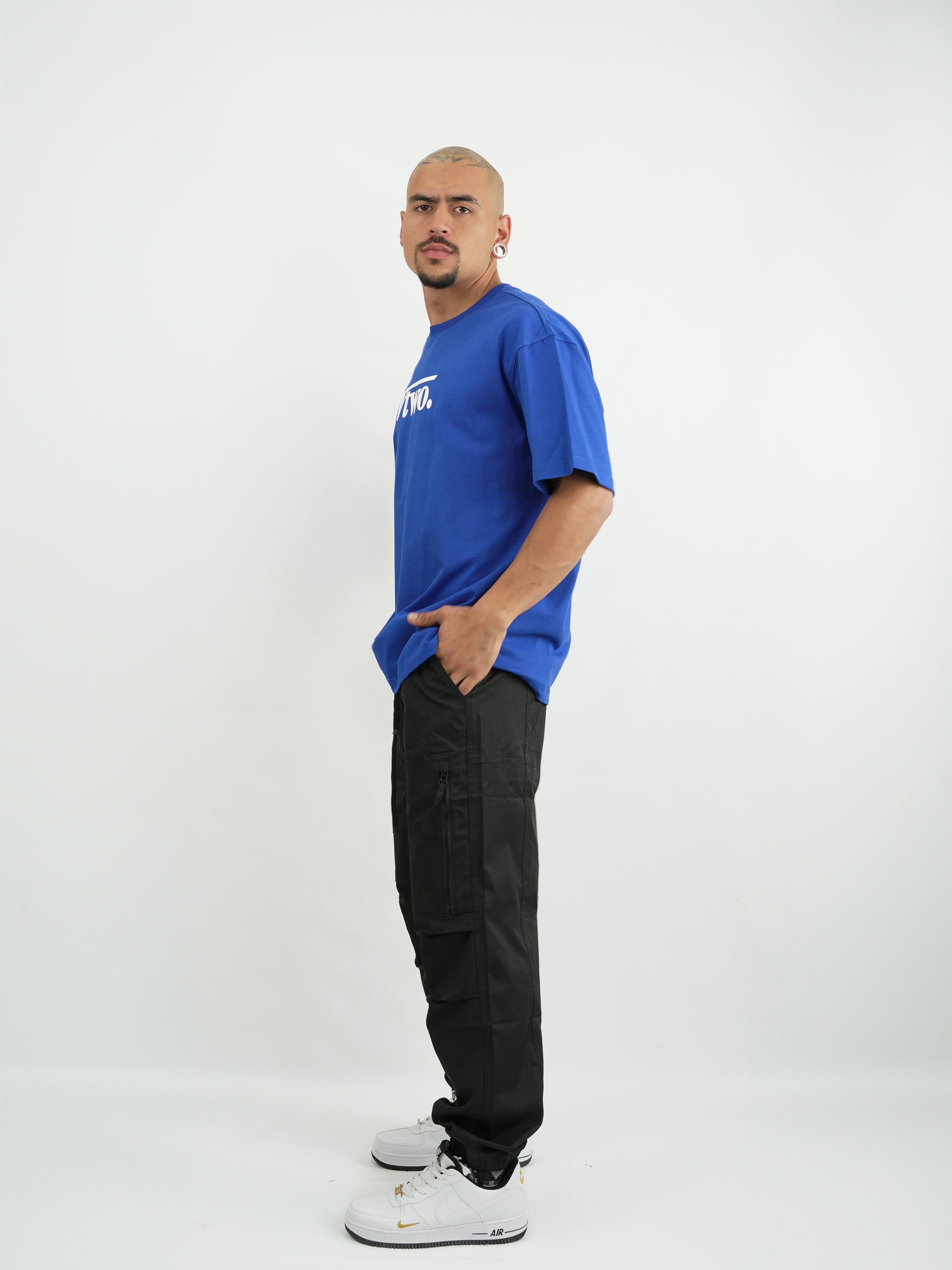 CAMISETA HOMBRE FCA010 AZUL