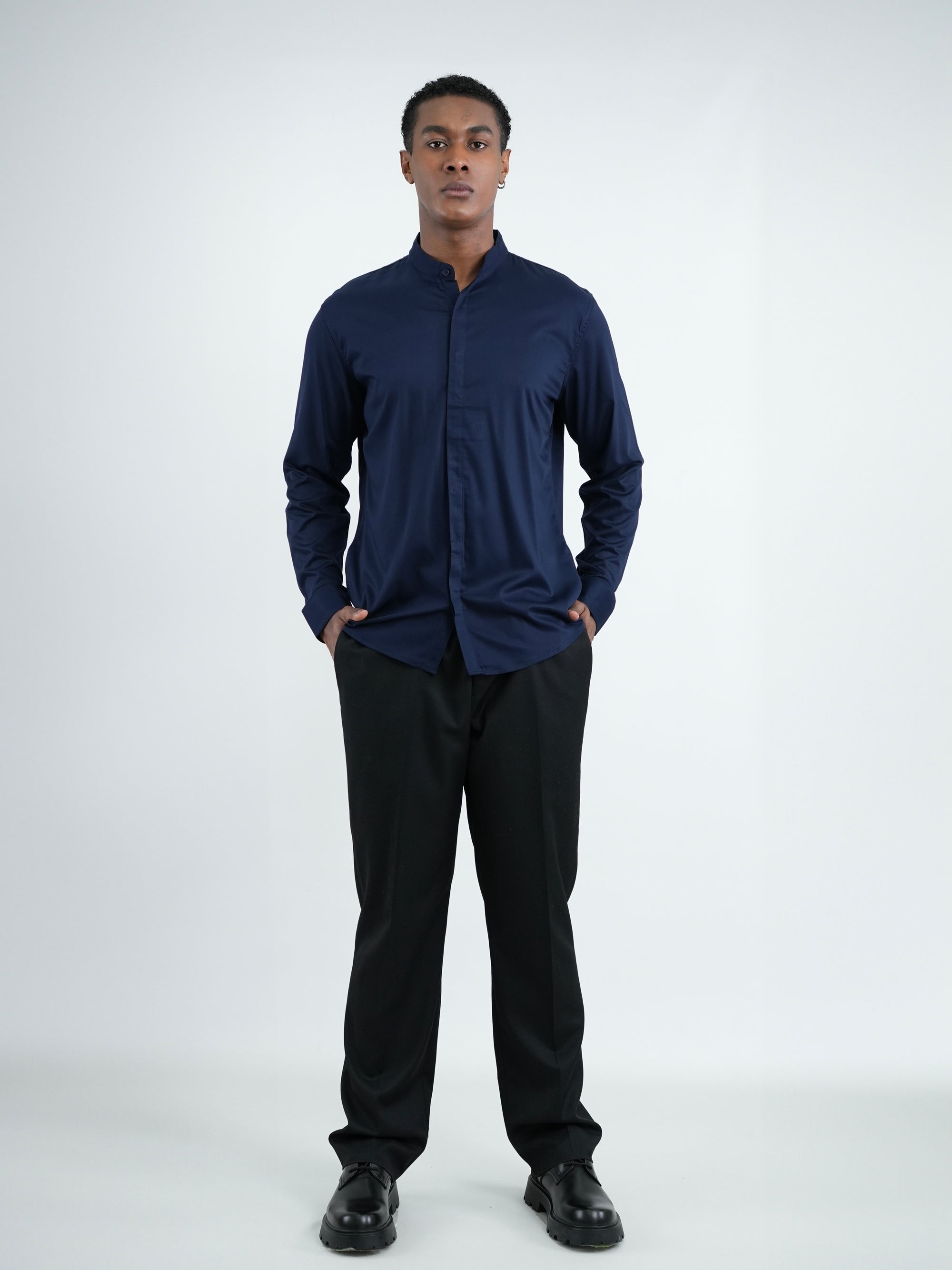 CAMISA HOMBRE FVR005 AZUL.O