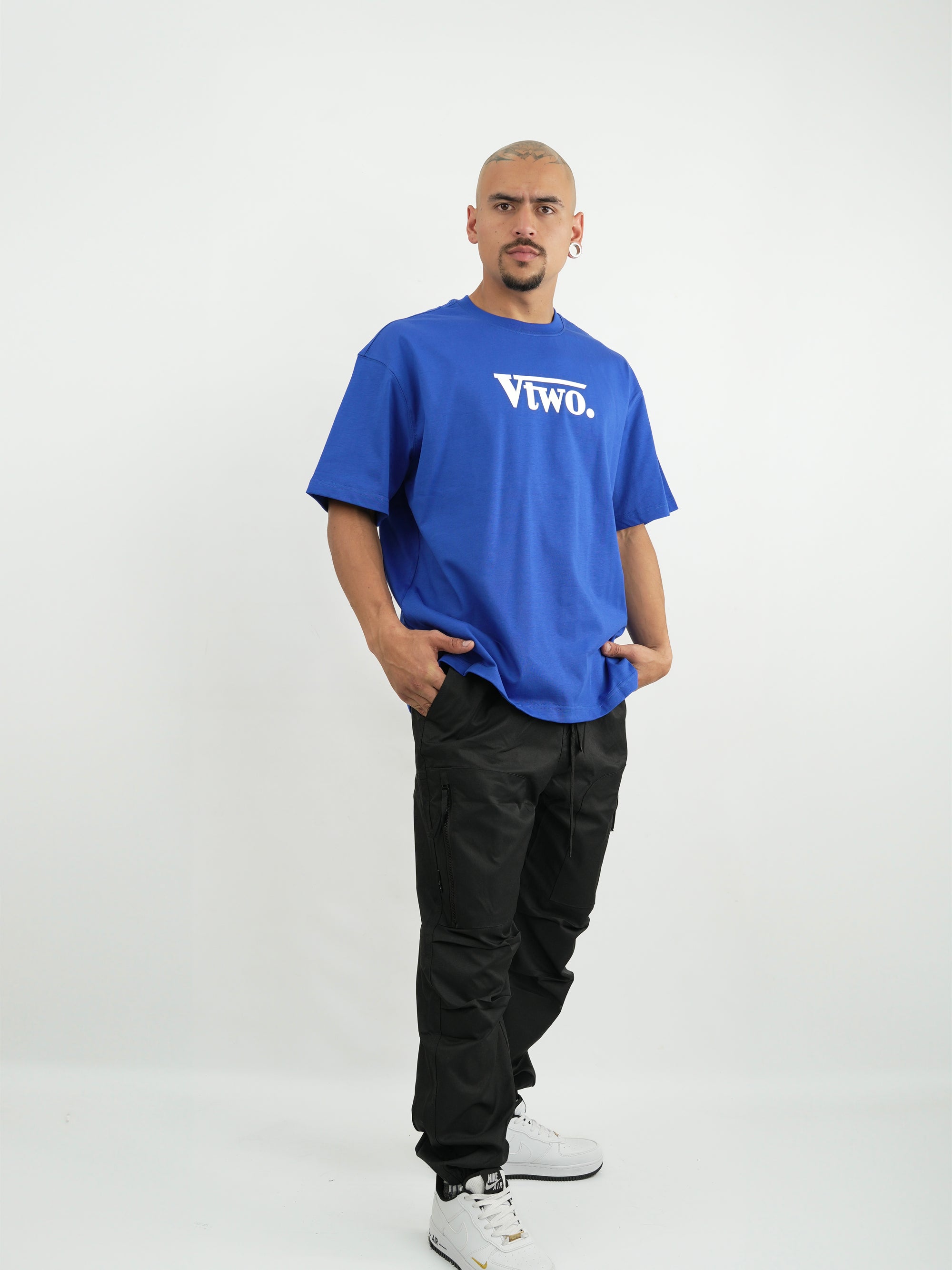 CAMISETA HOMBRE FCA010 AZUL