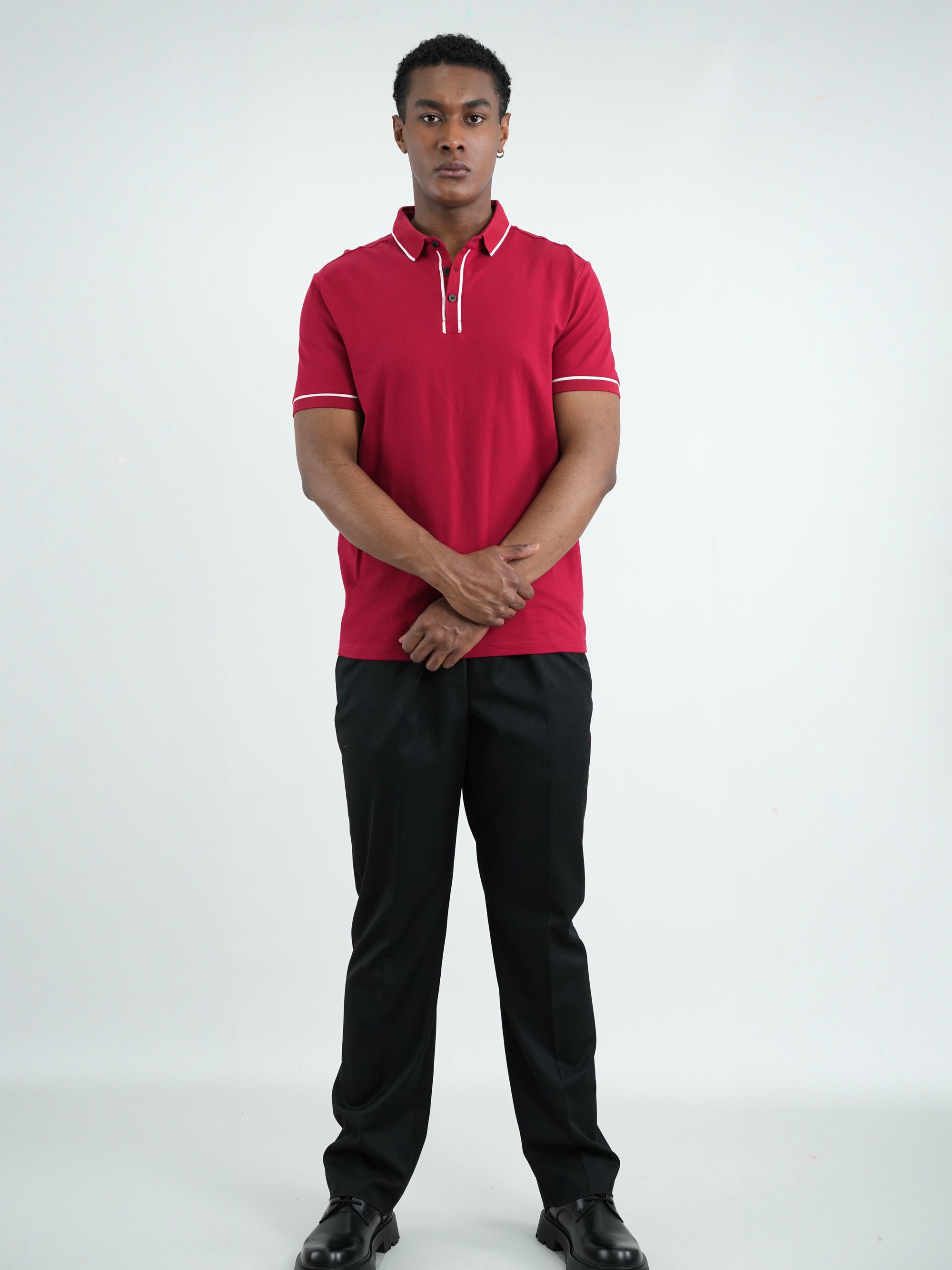 CAMISA HOMBRE CAP001 ROJO