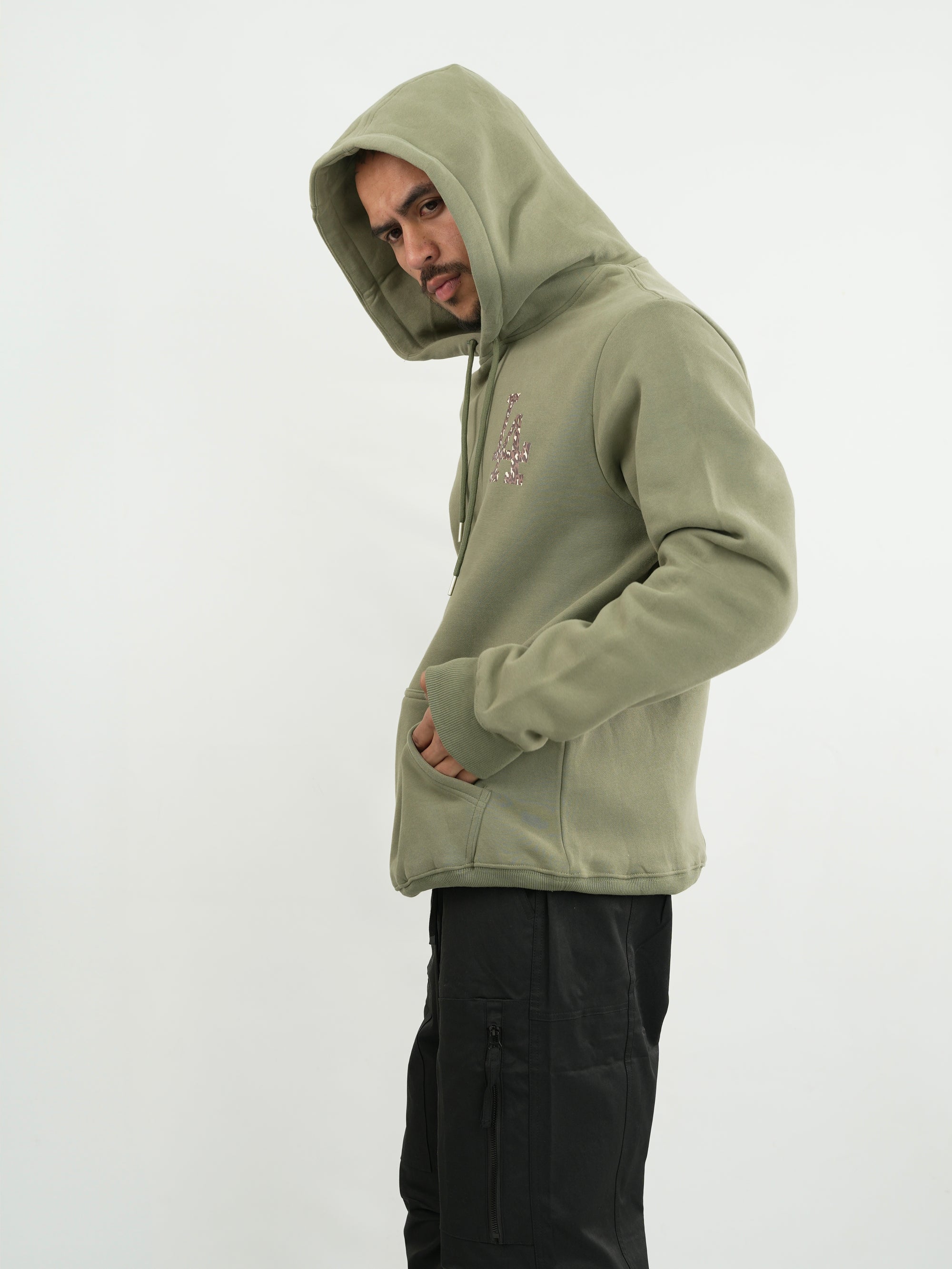 HODDIE HOMBRE FSA040 VERDE