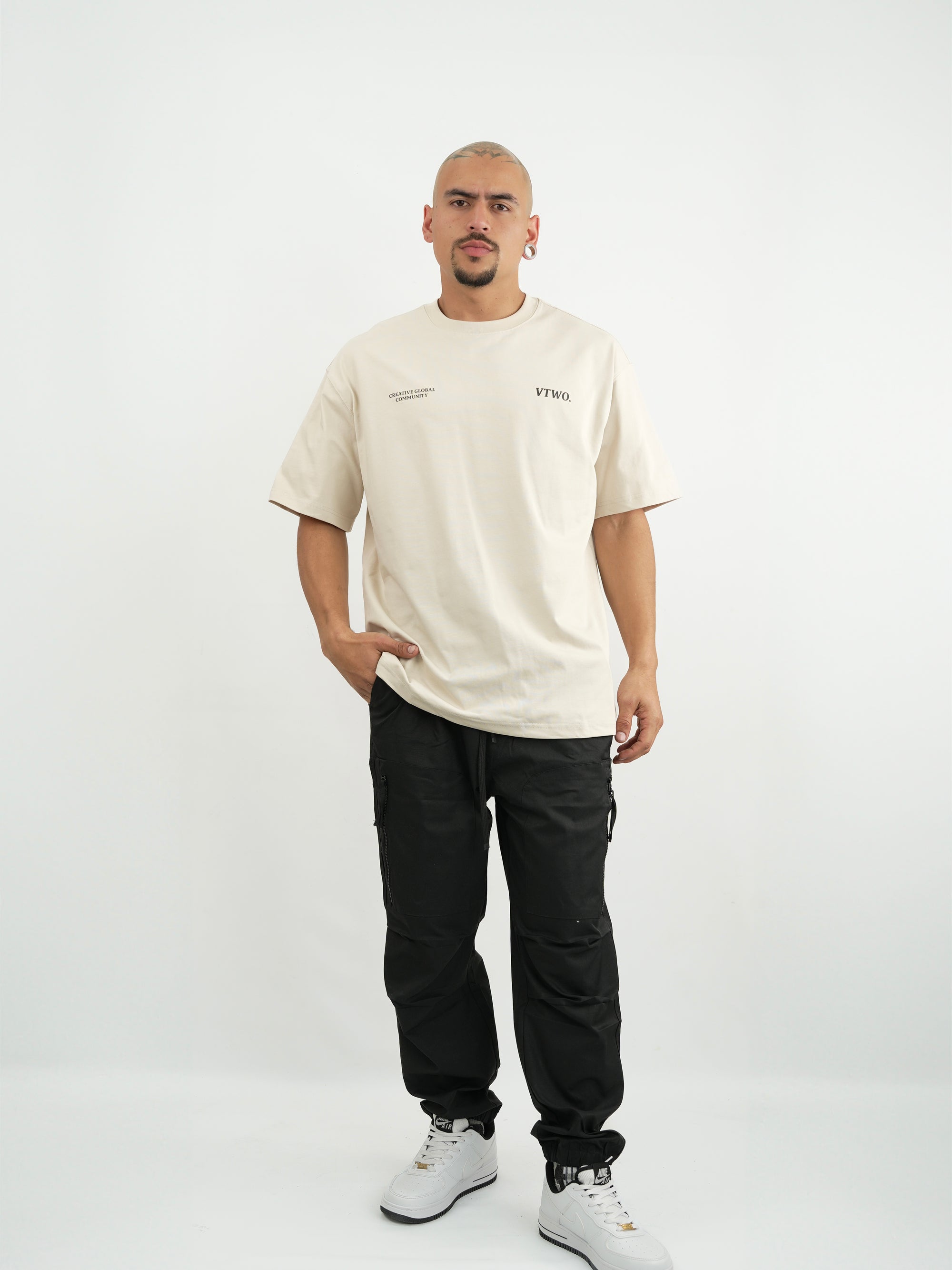 CAMISETA HOMBRE FCA015 KHAKI