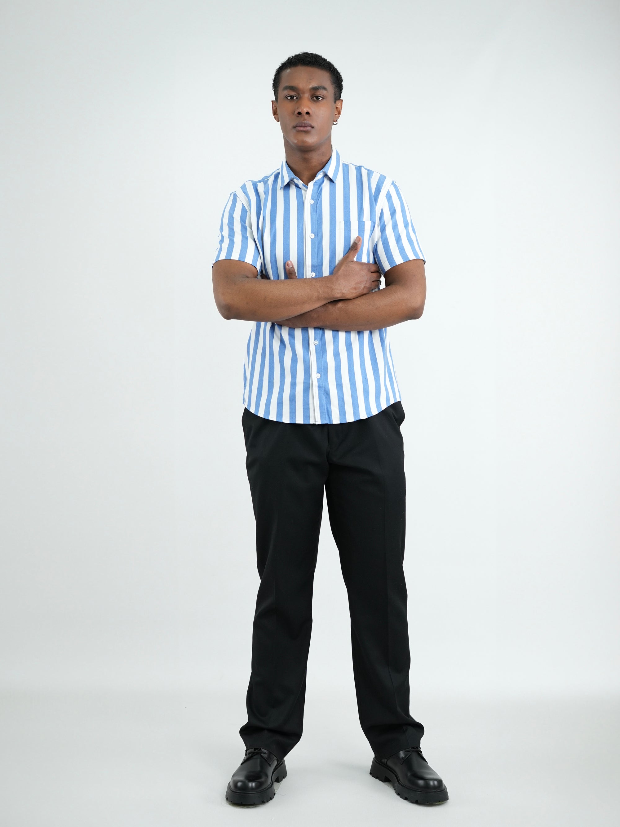 CAMISA HOMBRE FVRC002 AZUL