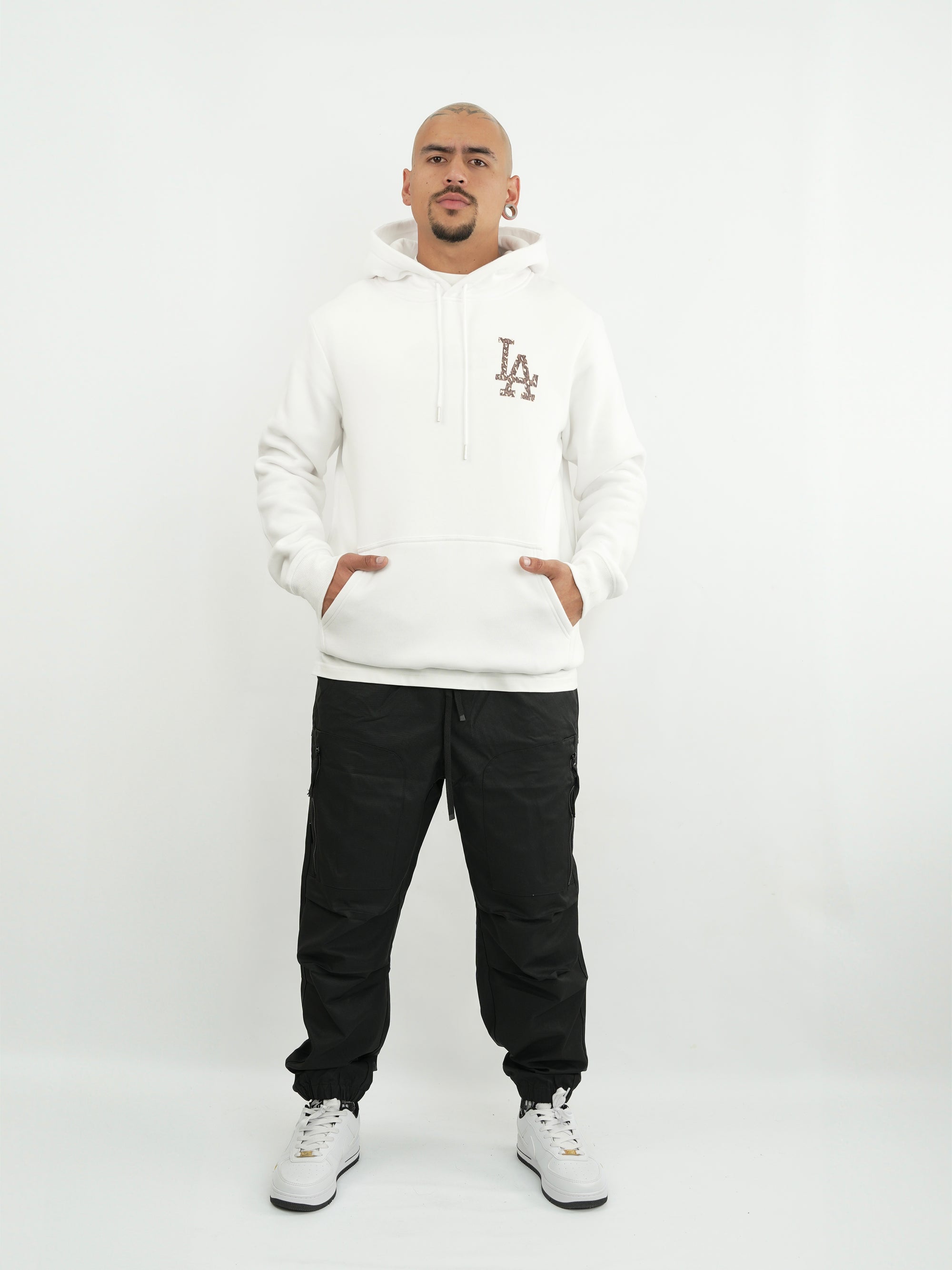 HODDIE HOMBRE FSA040 BLANCO