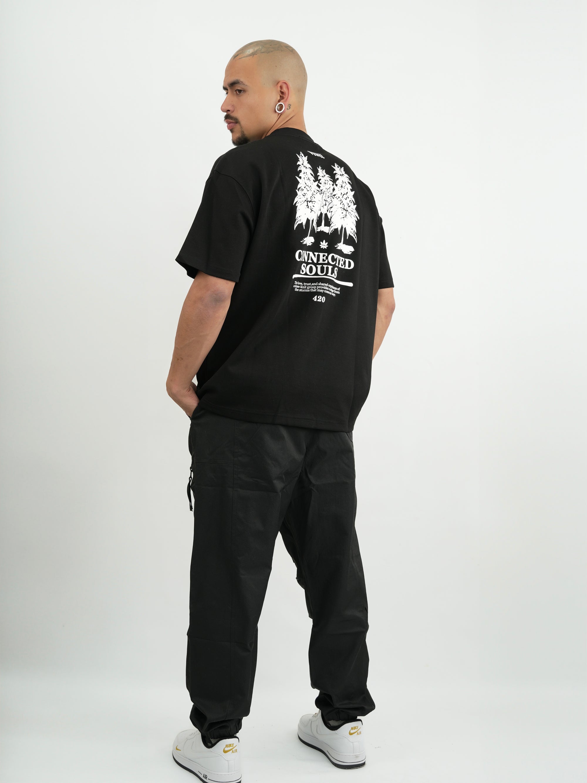 CAMISETA HOMBRE FCA002 NEGRO
