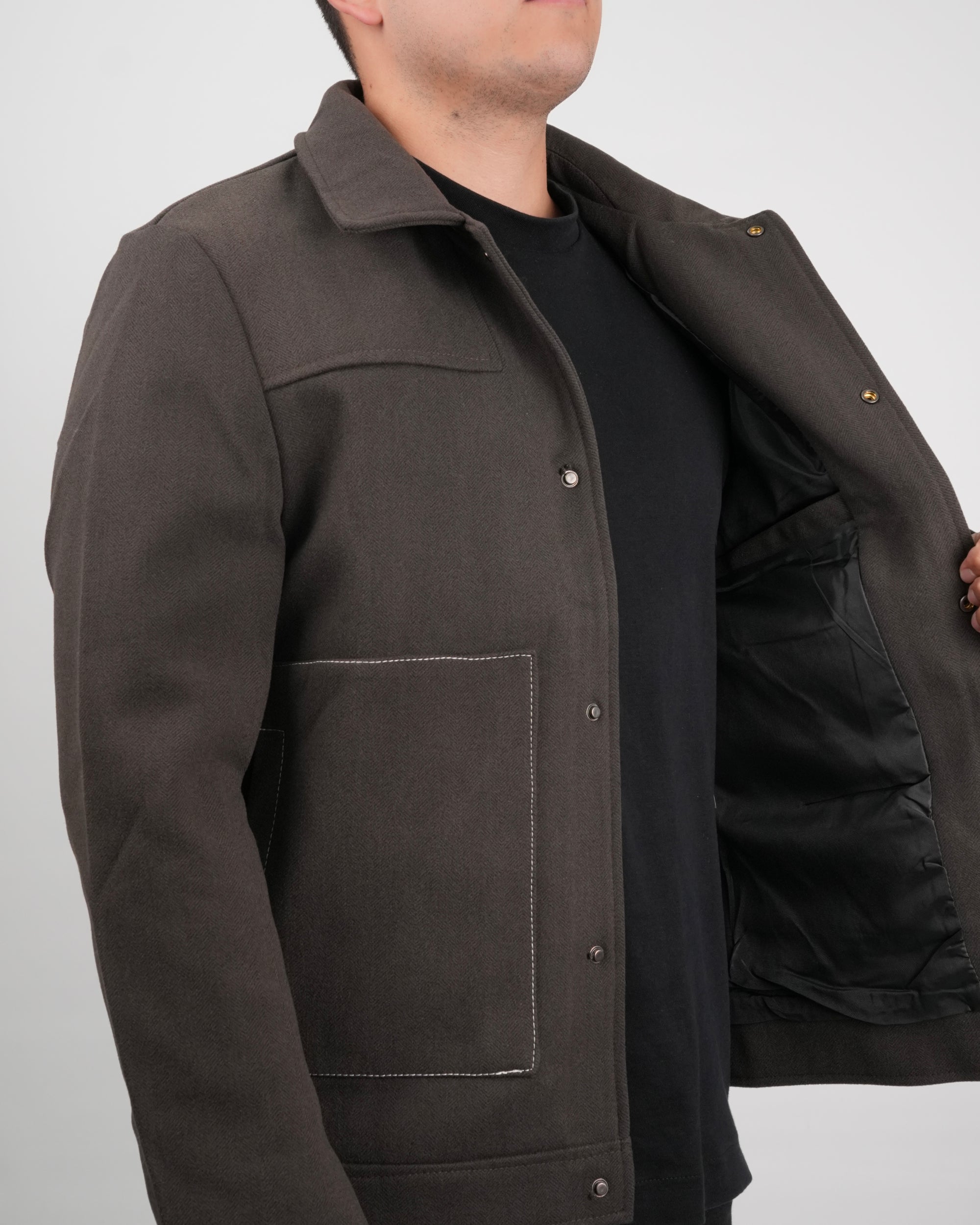 CHAQUETA LAPA AMERICANA CAFÉ OSCURO VR042